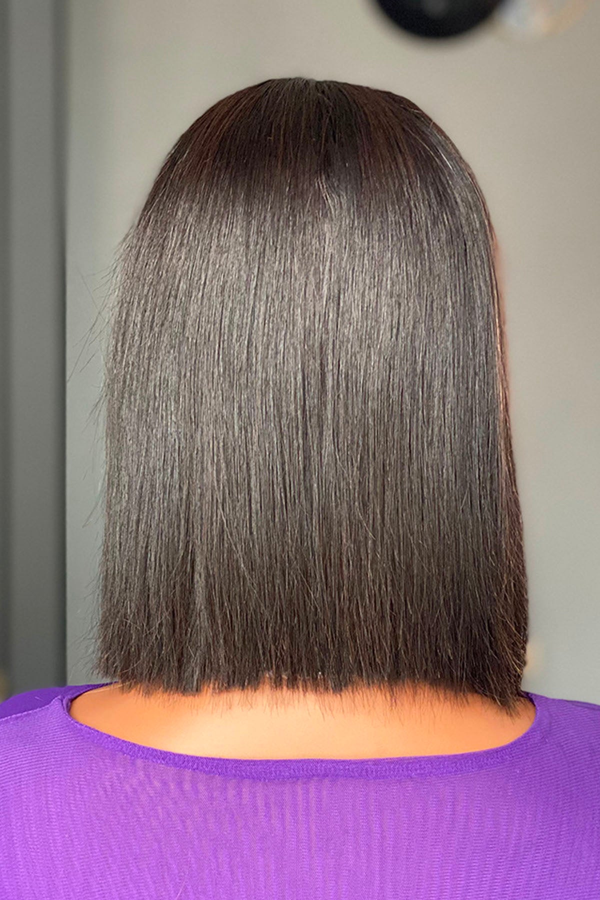 shoulder length straight wig