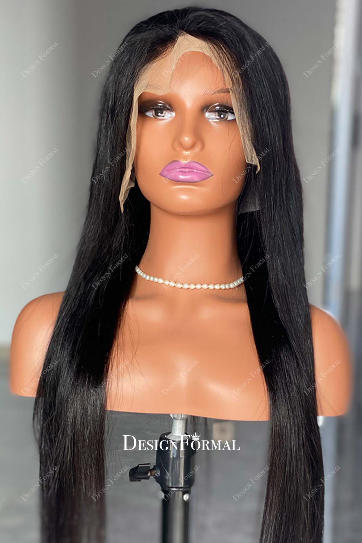 silky straight waist length wig