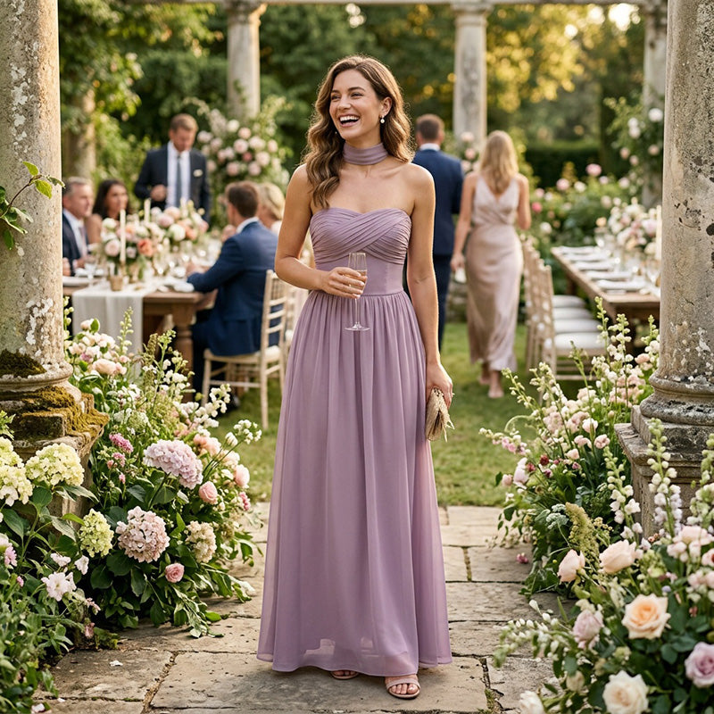 simple chic wedding guest dresses