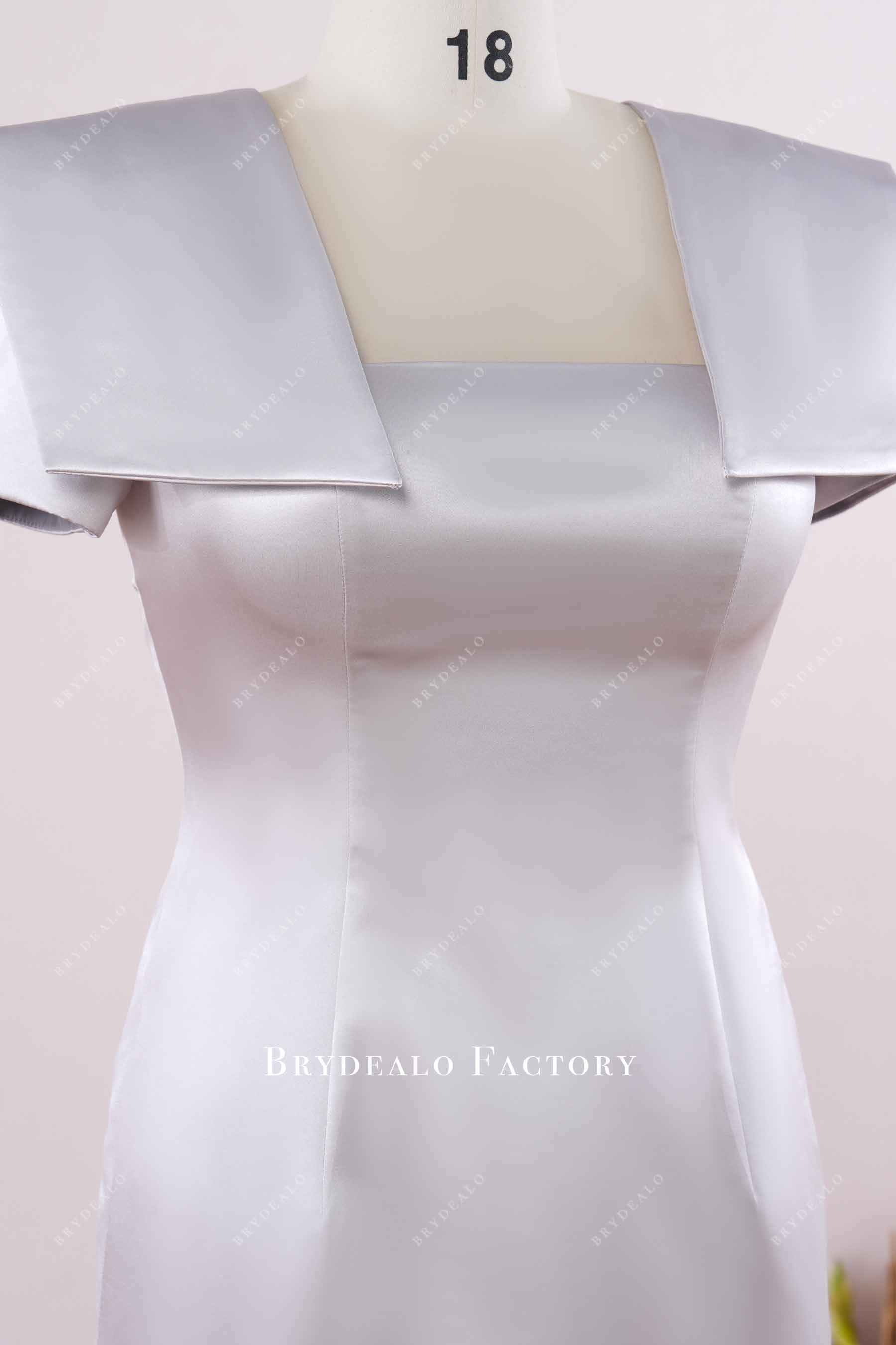 sleeve panel formal dress