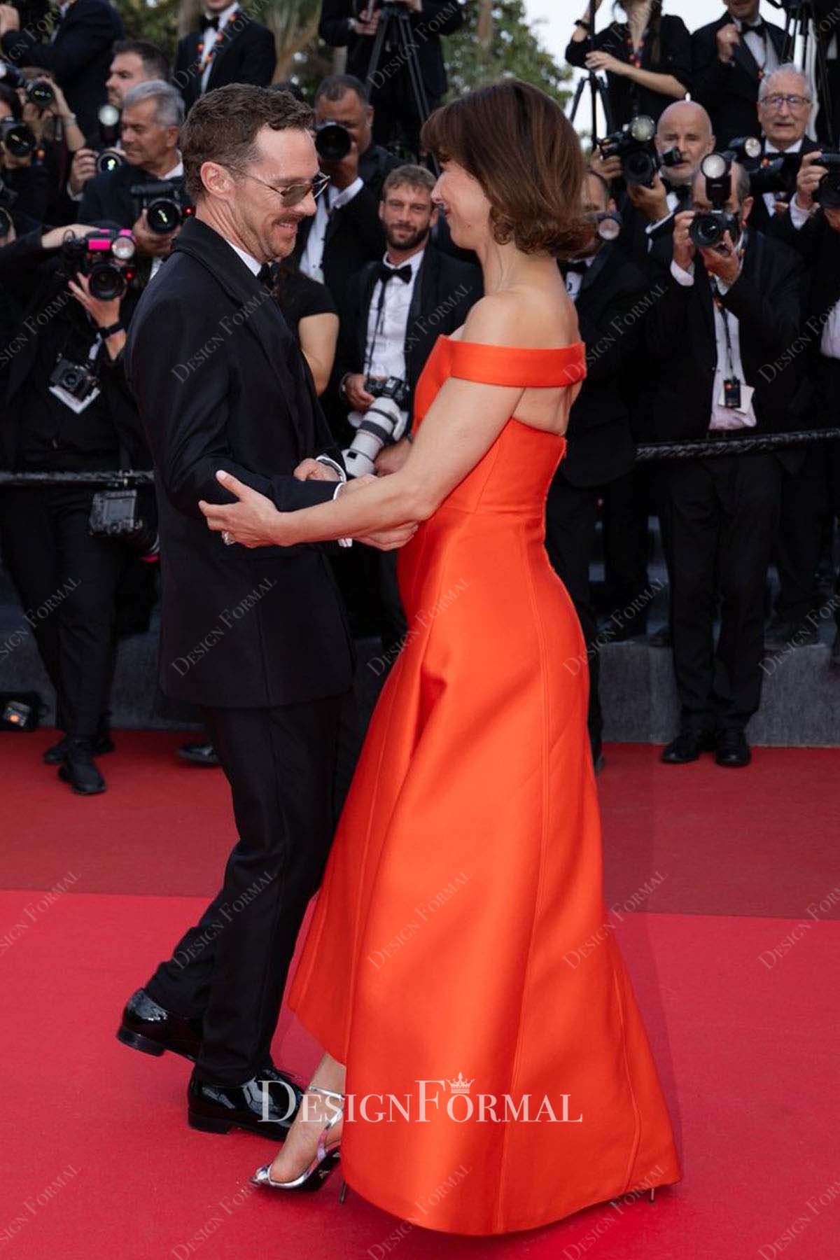 Sophie Hunter Premiere Cannes 2025 cutout back dress