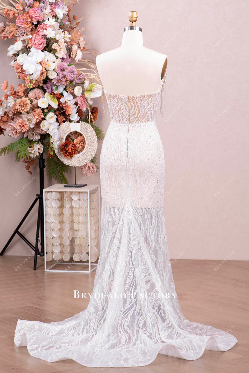 Strapless Slim Fit Prom Dress with Beads main image 0