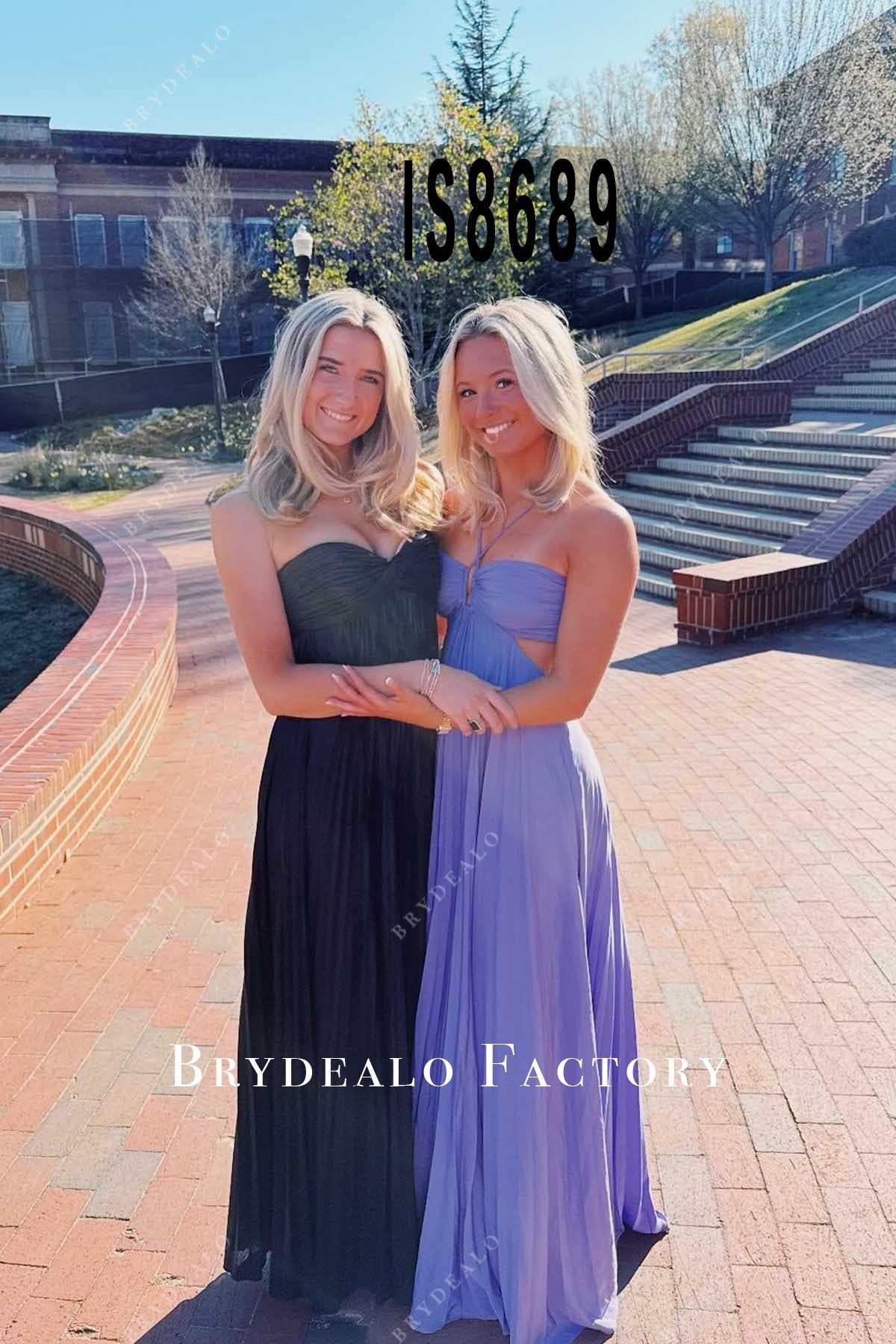 tahiti floor length formal dress