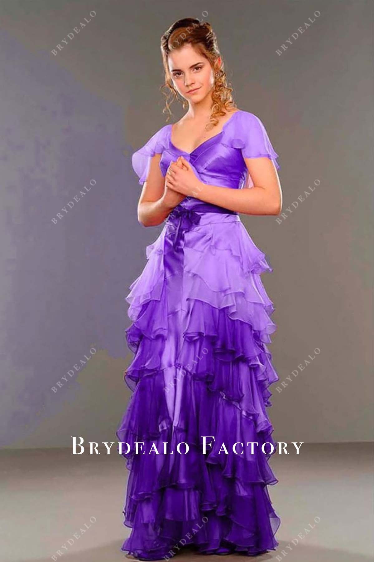 tahiti purple hermione yule ball dress