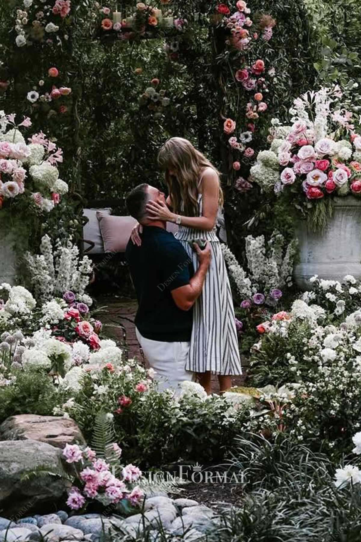 Taylor swift thin straps engagement dress