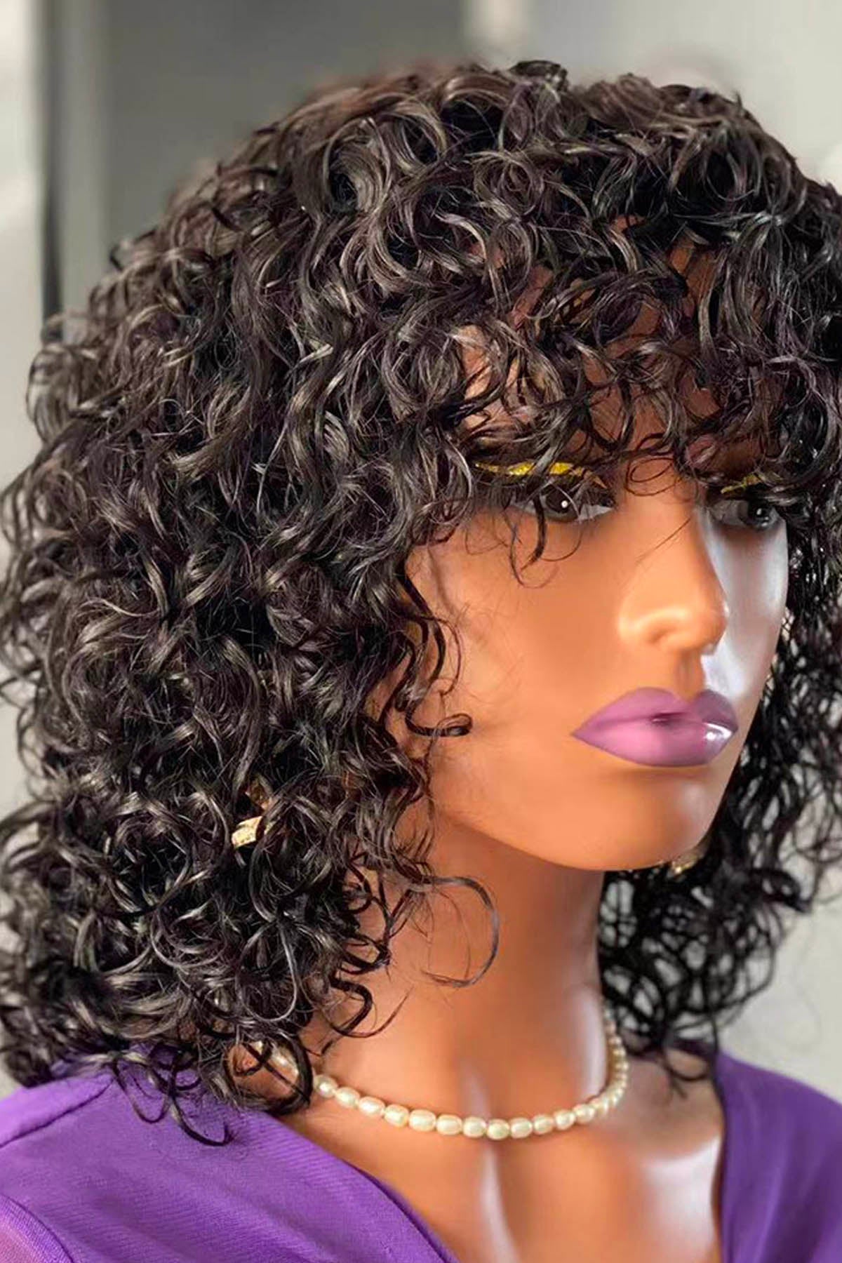 wavy capless wig