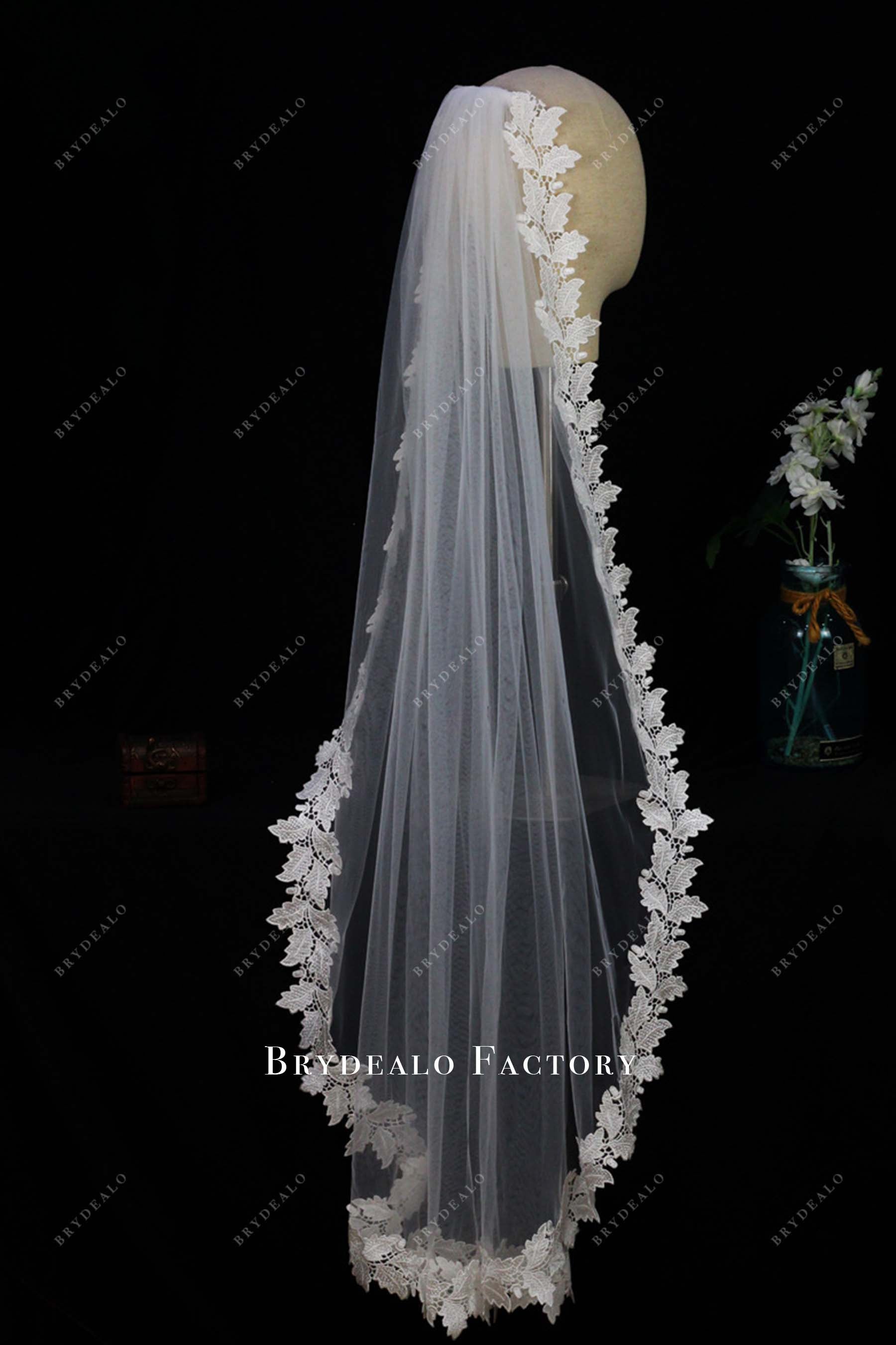 with comb wedding veil