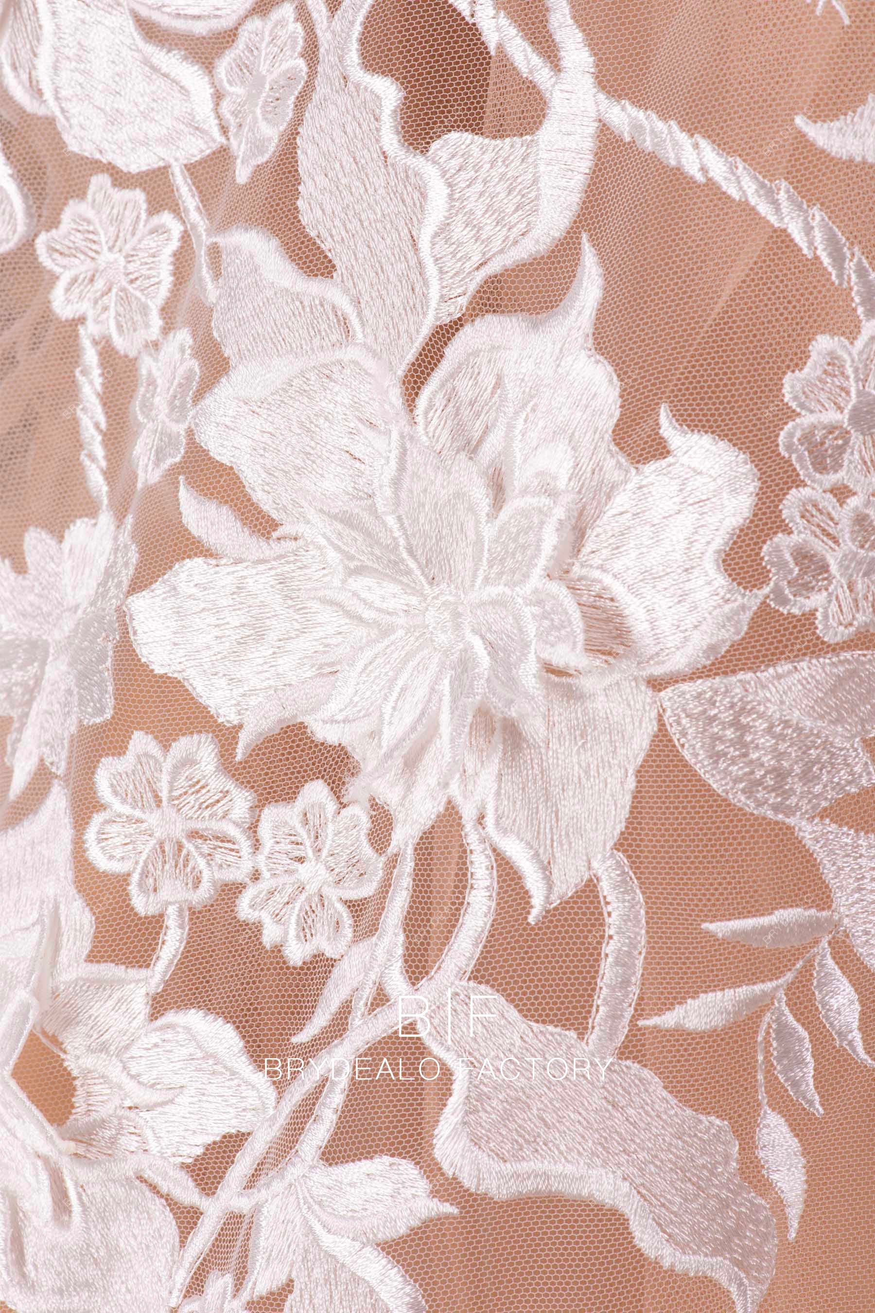 3D flower embroidery lace online