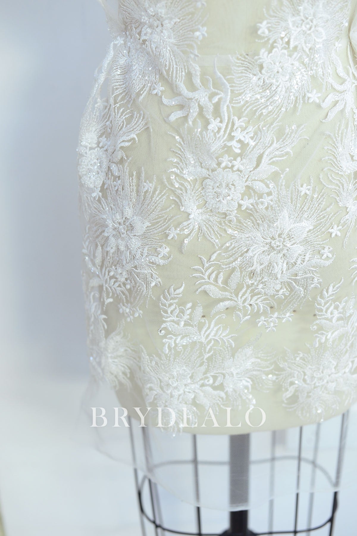 Best Beaded Flower Apparel Lace Fabric