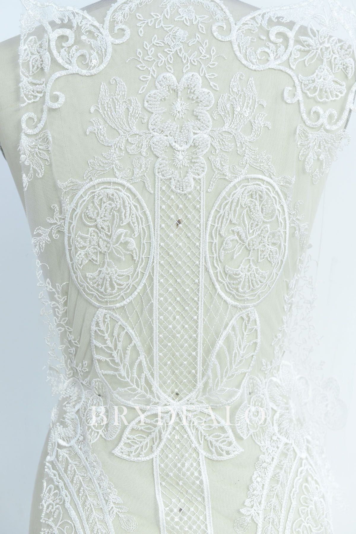 High-End Beaded Baroque Bridal Lace Online