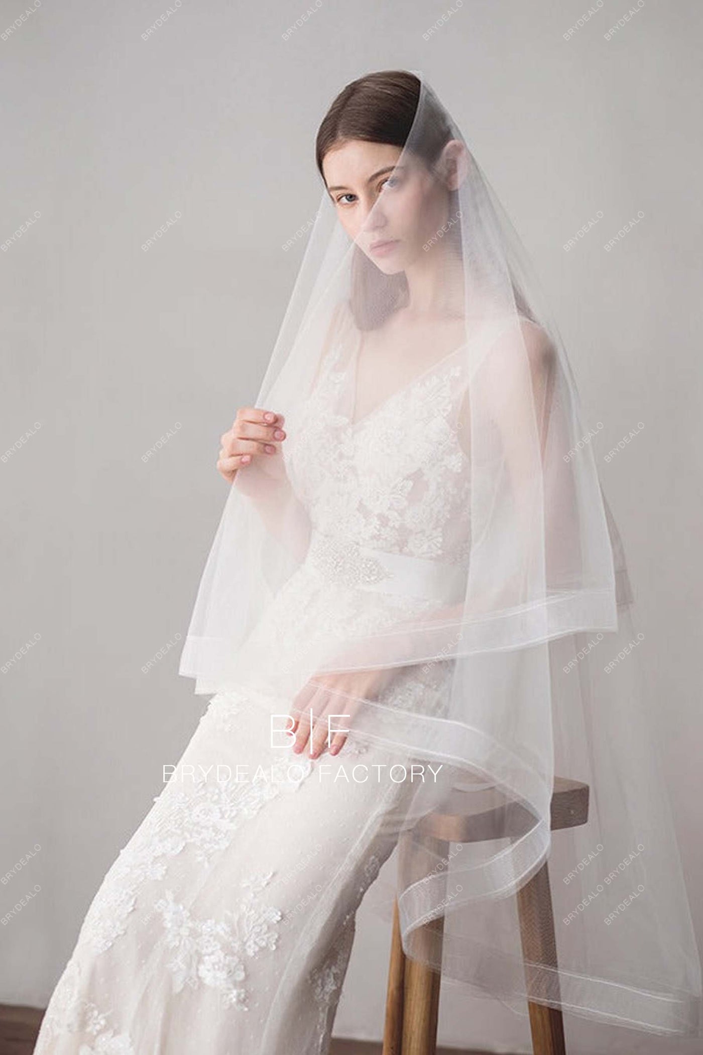 Vintage Ballet Length Horsehair Bridal Veil Online