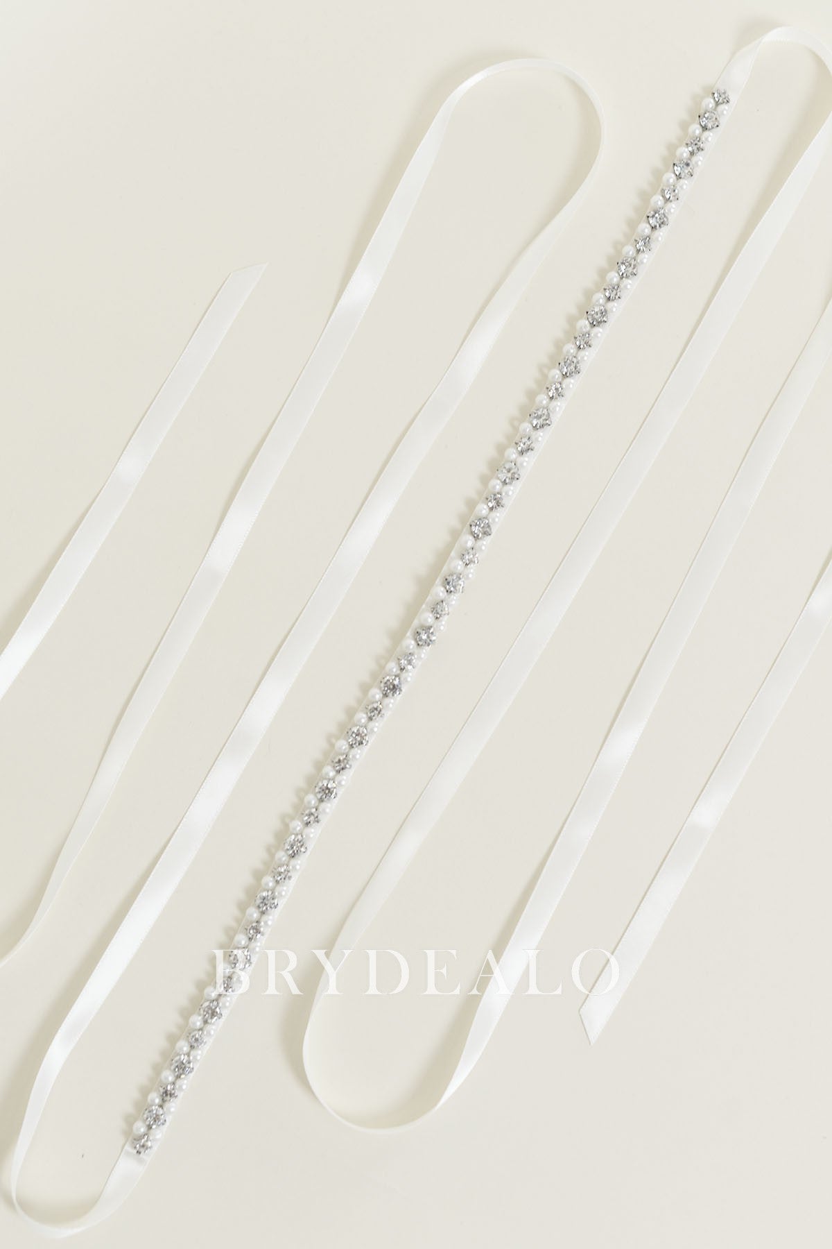 Popular Pearls Crystals Bridal Sash Online