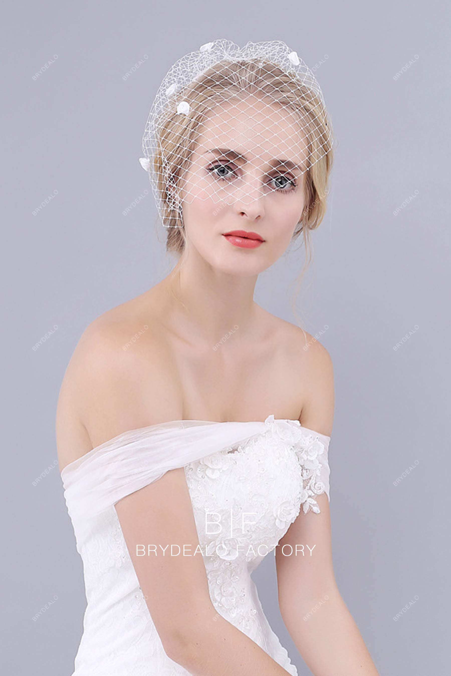 Vinatge Bridal Birdcage Bridal Veil 