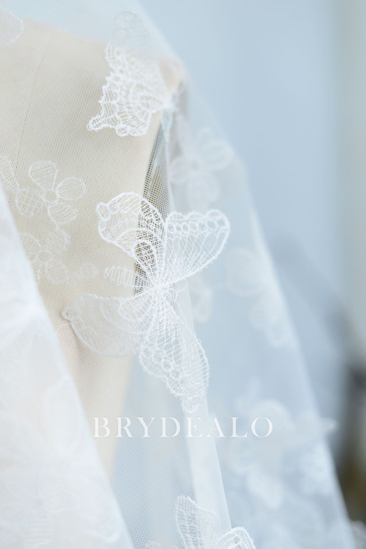 Best Romantic 3D Butterfly Embroidery Lace Fabric online