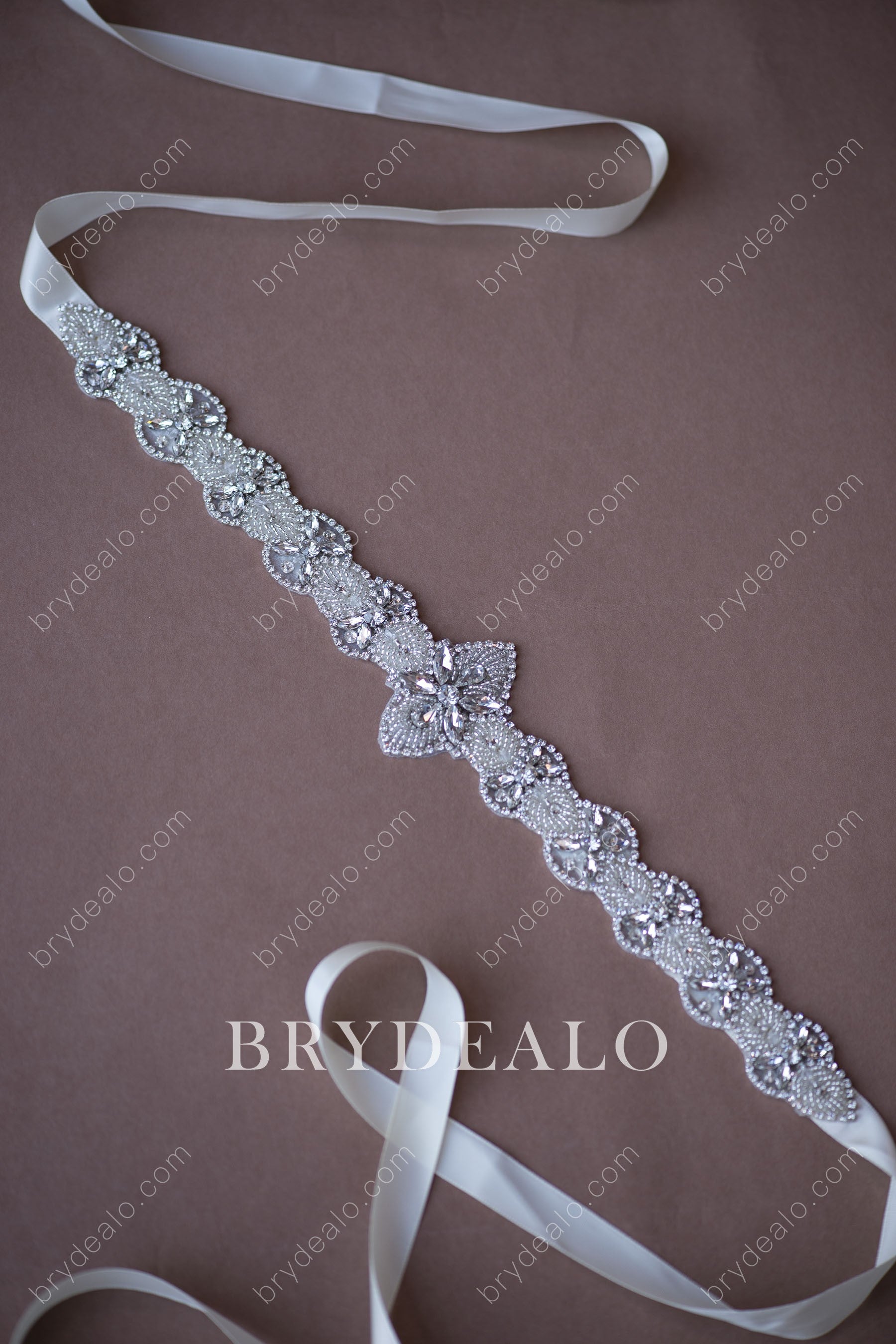 Best Sparkling Beaded Crystals Bridal Sash