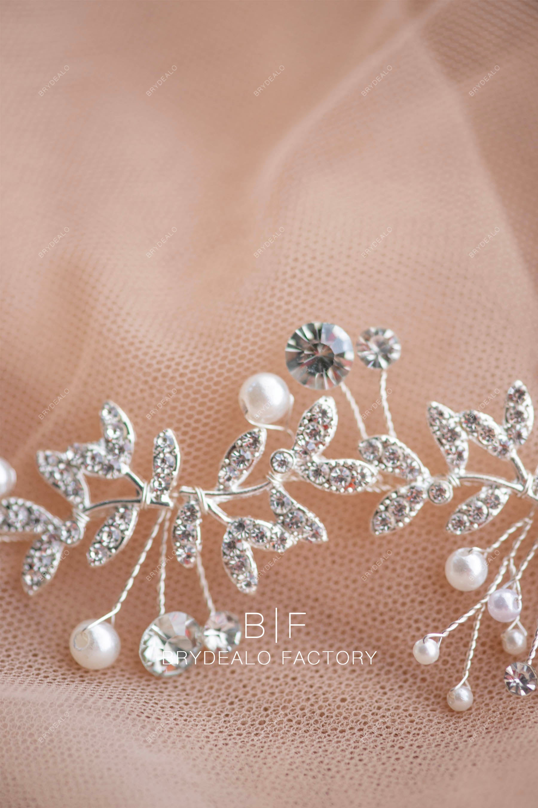 best alloy pearl bridal headpiece online