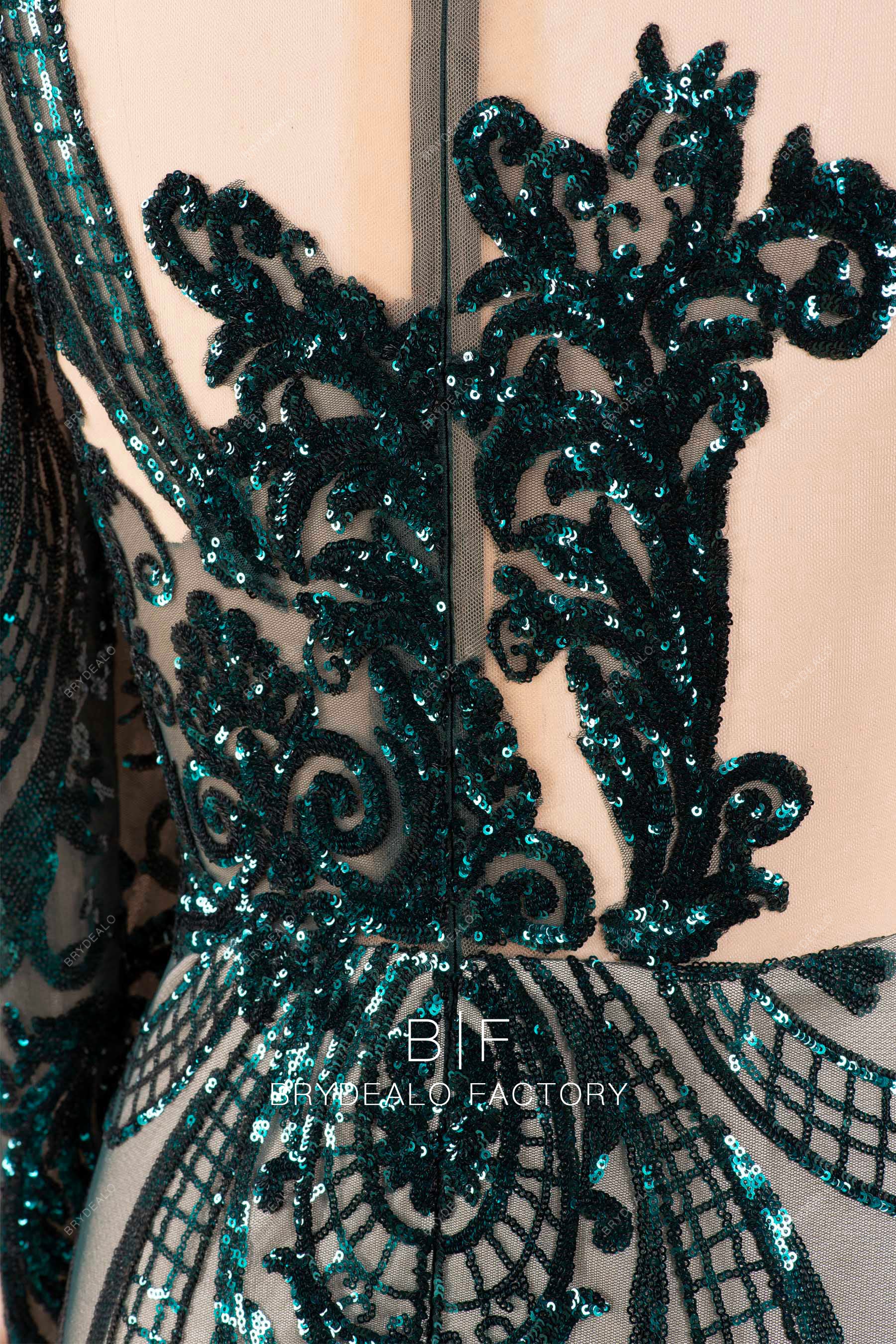 asymmetric sparkly sequin prom dress