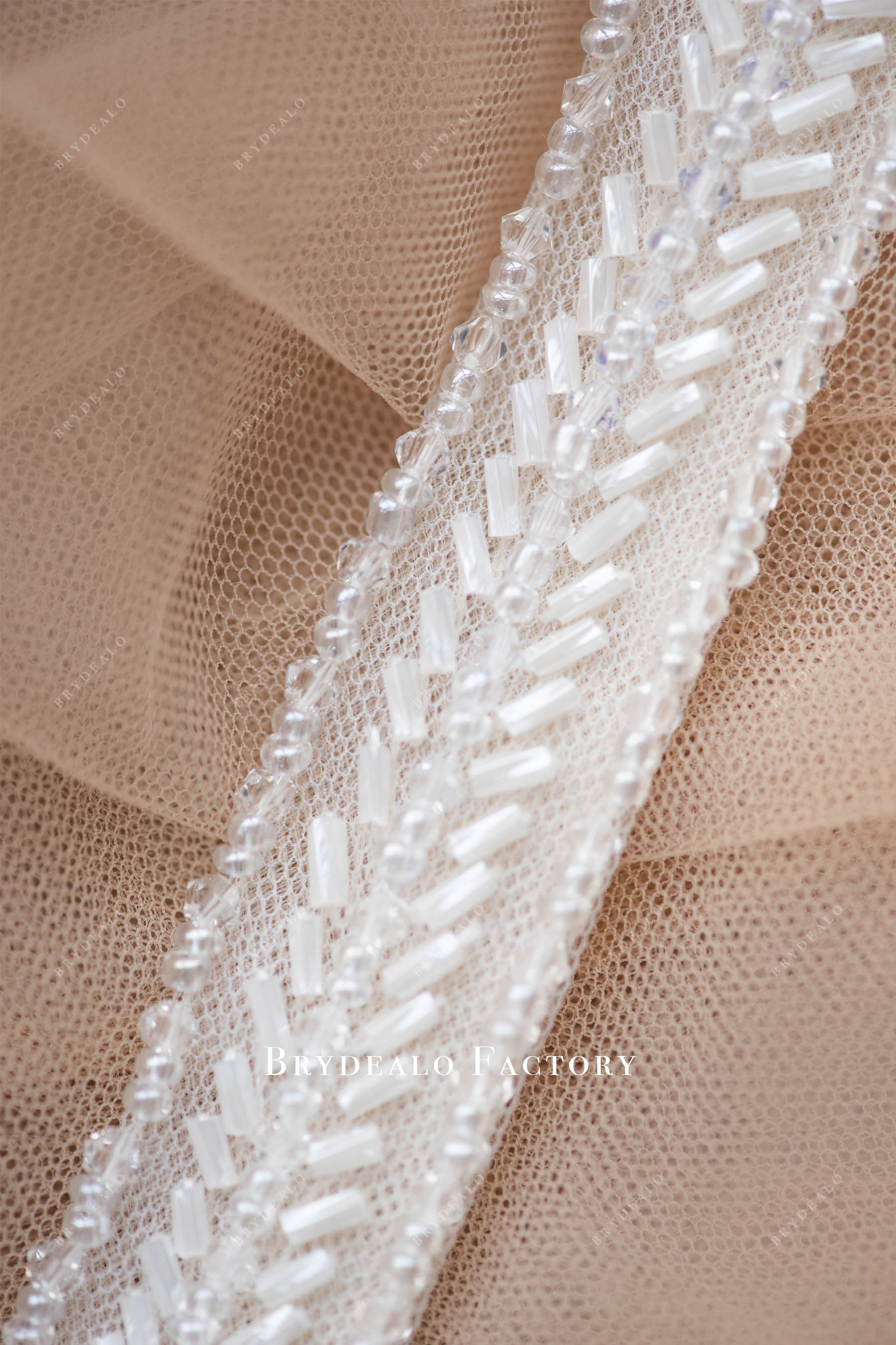beaded crystal wedding gown belt online