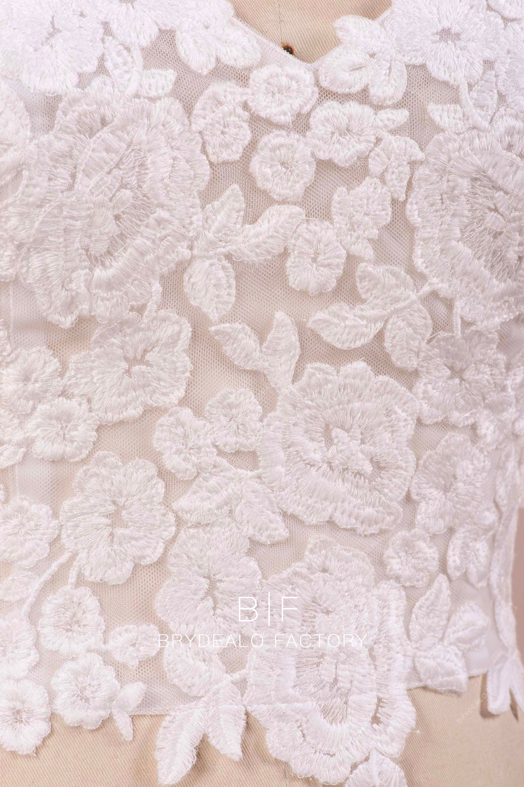beautiful bridal lace top online