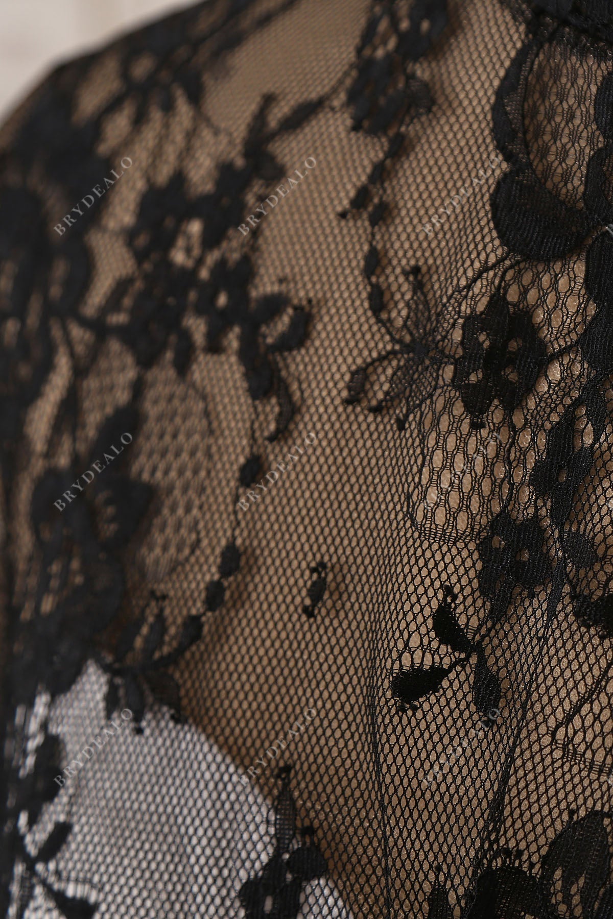 Gothic black lace Unconventional Bridal Dress