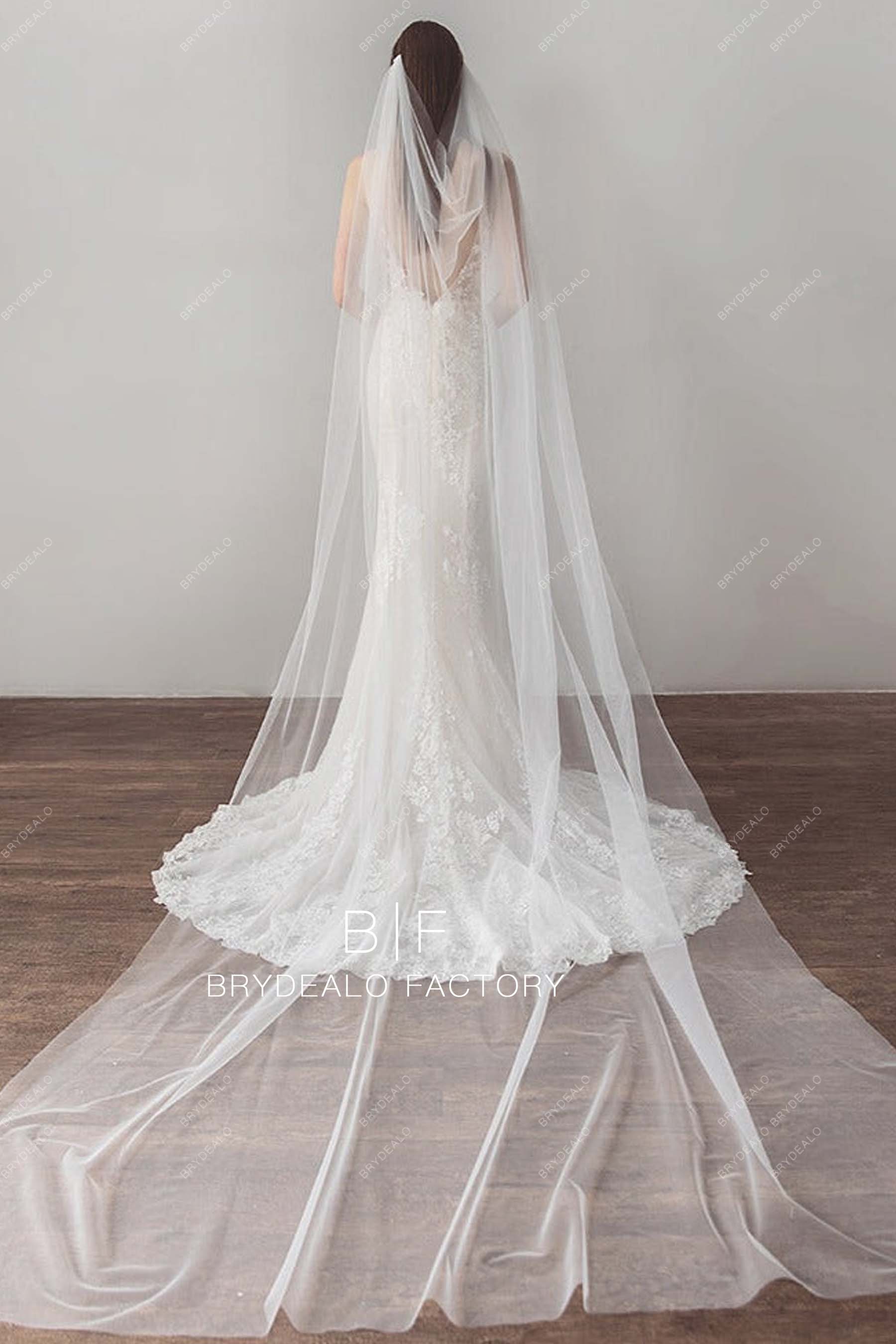 Cathedral Length Wedding outlet Veil- NWOT