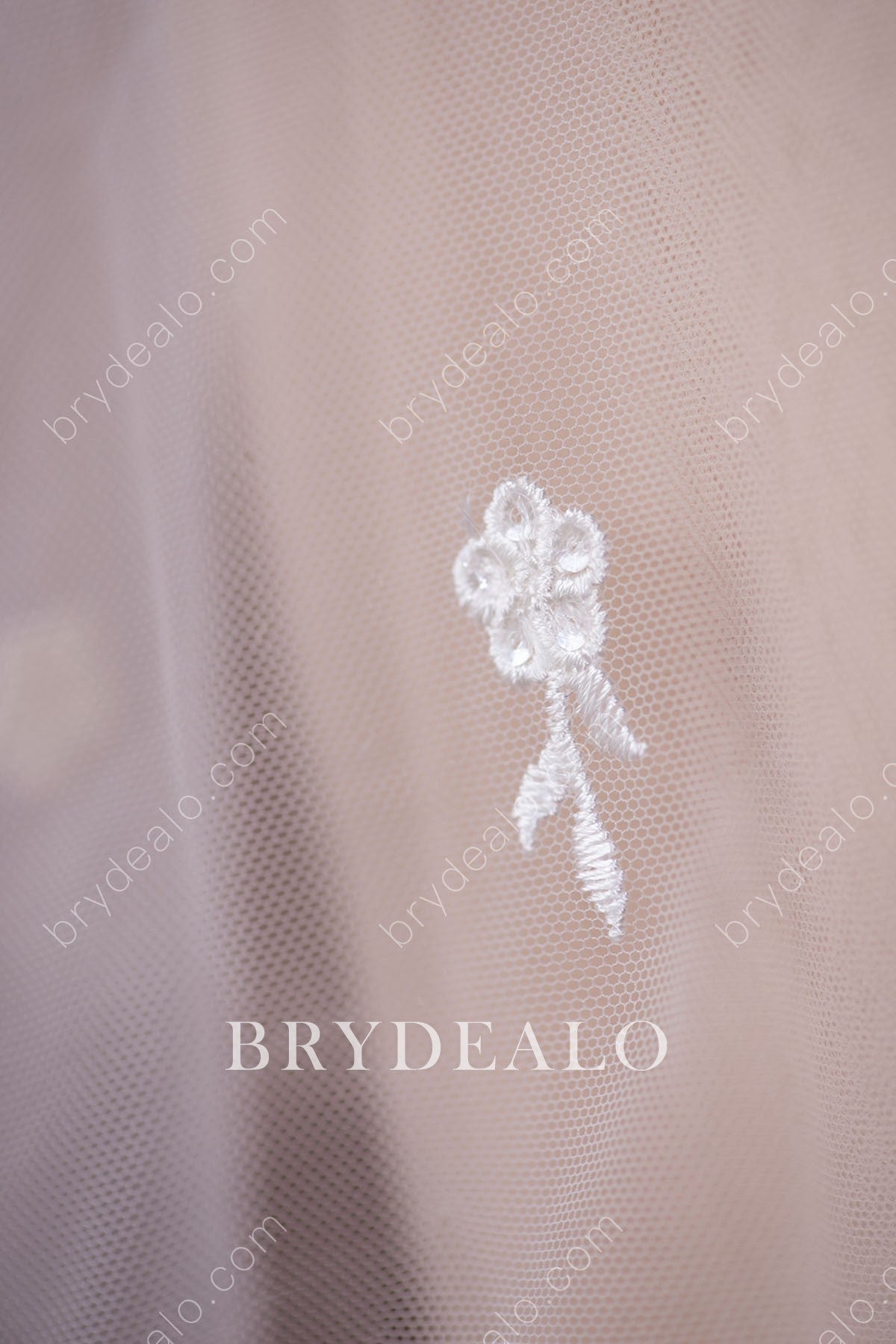 Best Classy Sequined Flower Bridal Lace Fabric