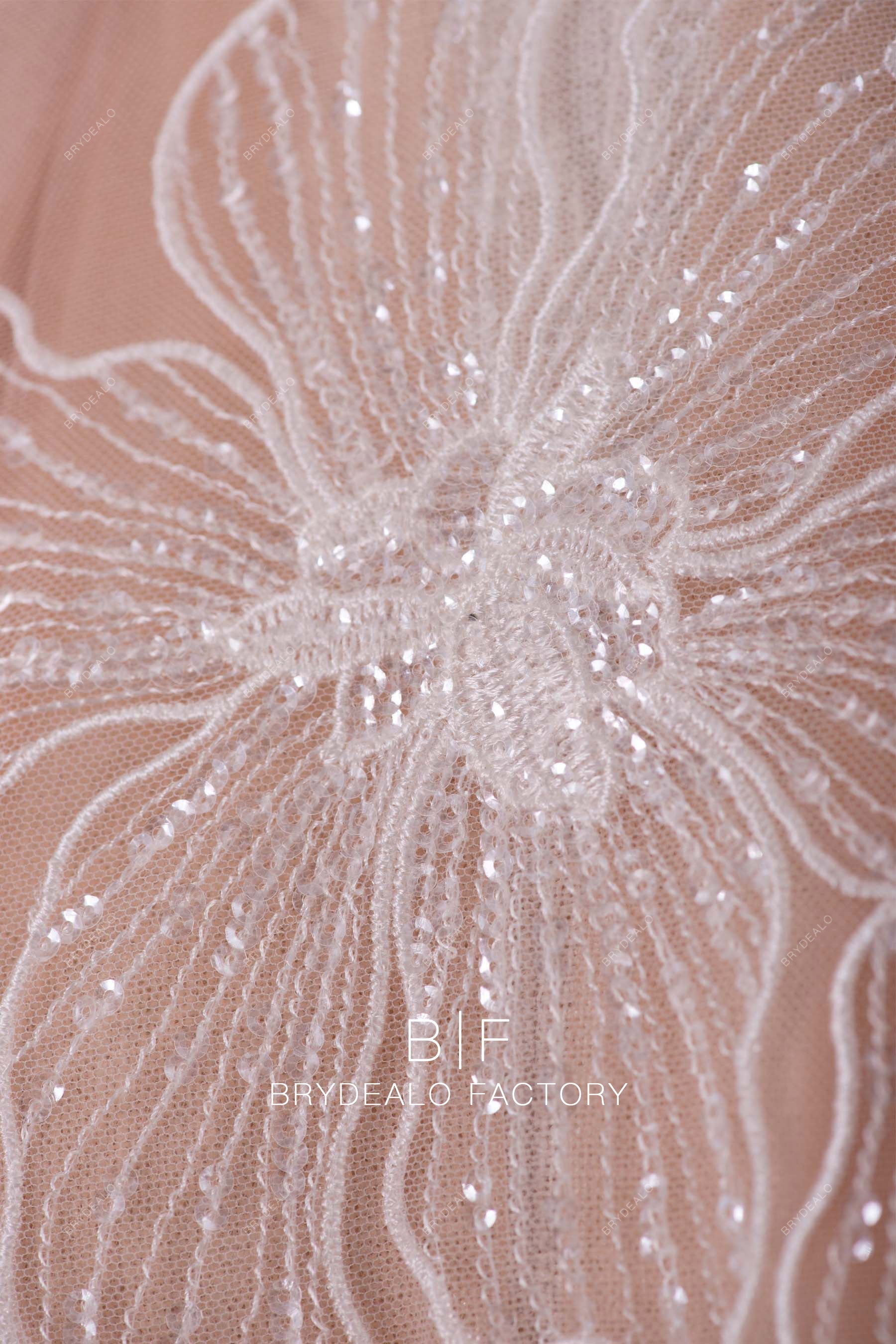 shimmery clear sequin lace online