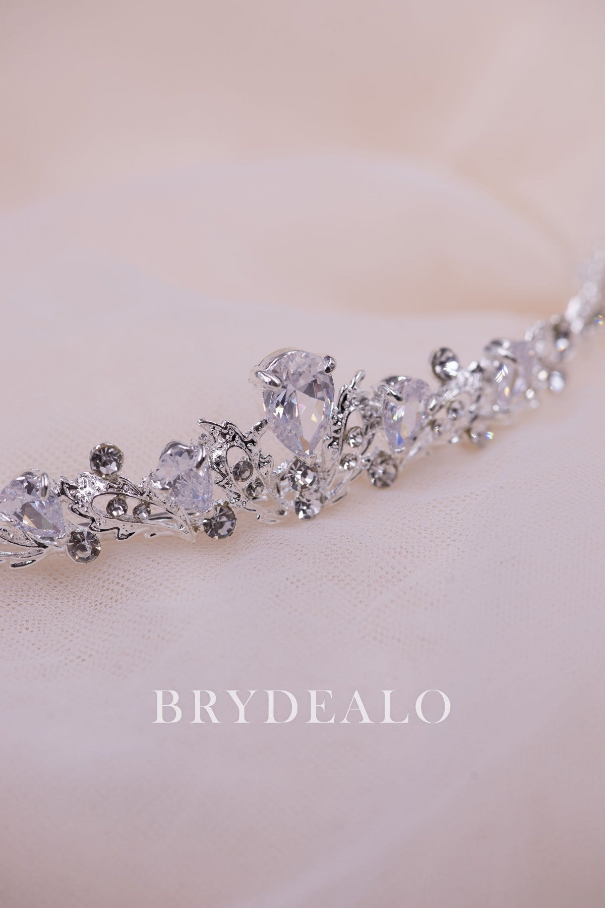 Shiny Crystals Bridal Headband for Sale