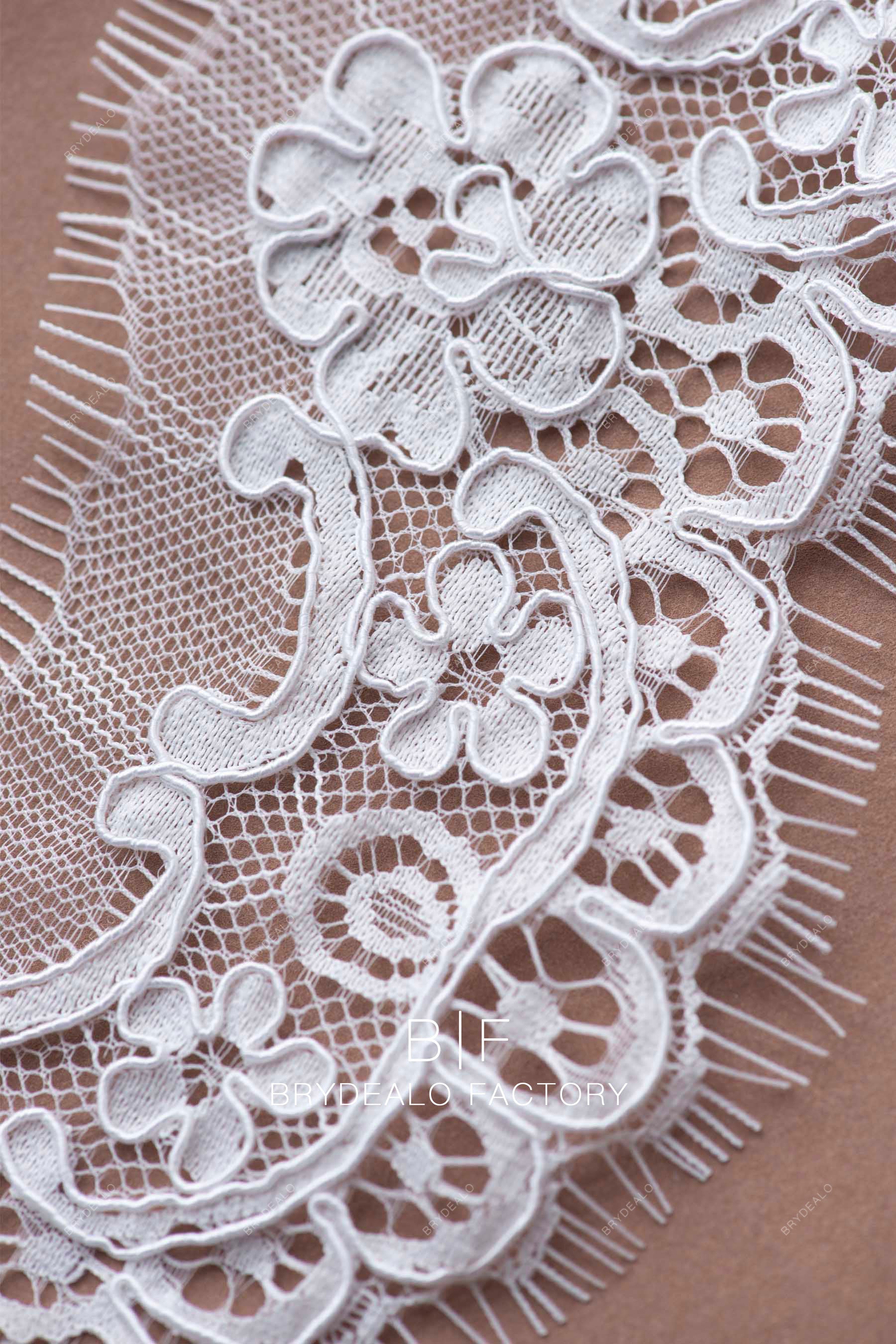 delicate eyelash lace trim online