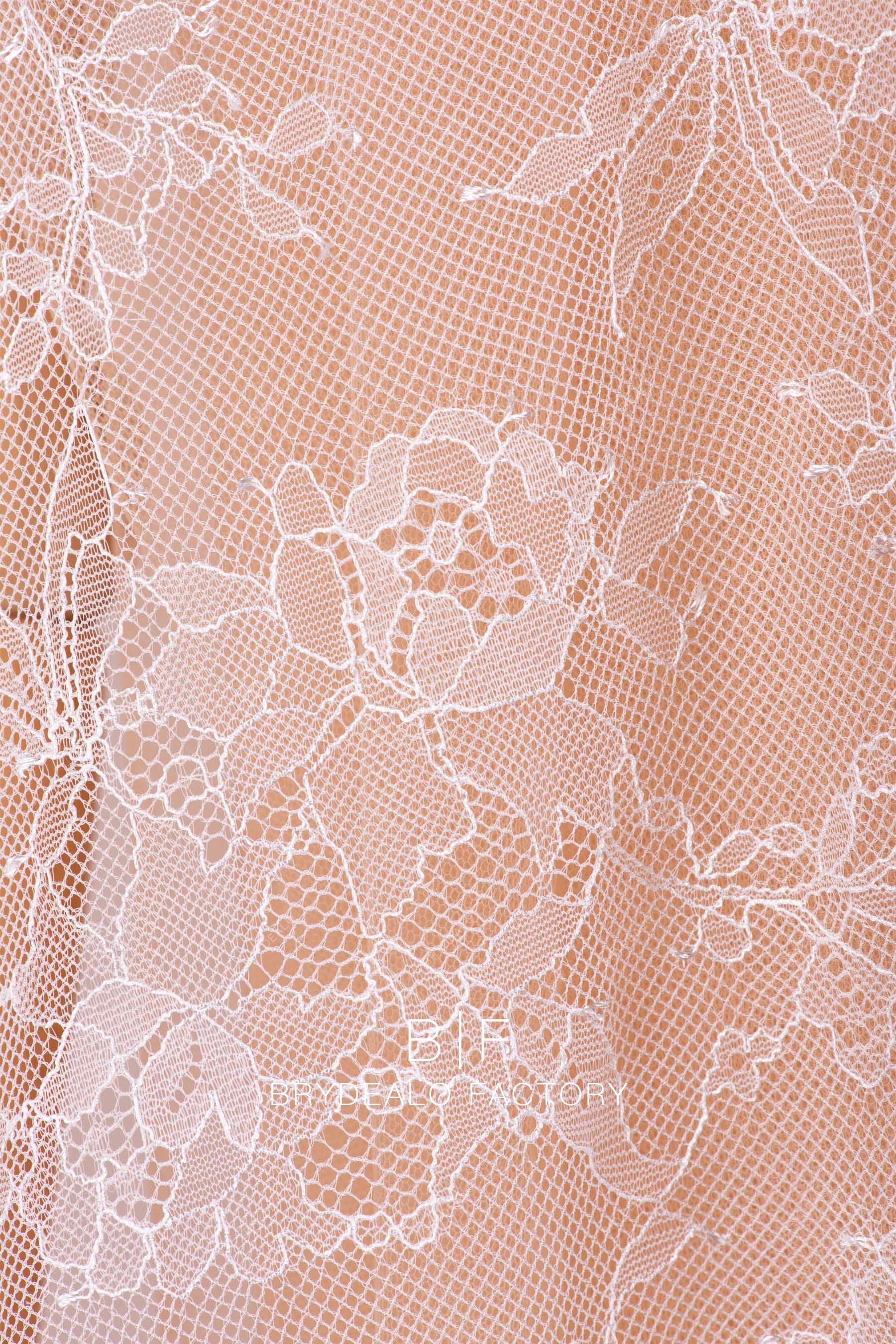 best delicate flower motif chantilly lace