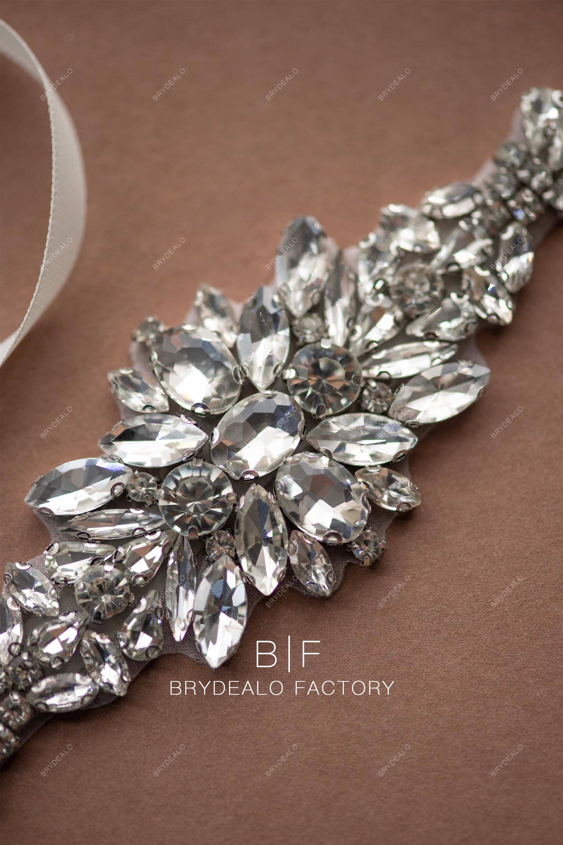 delicate rhinestone bridal belt online