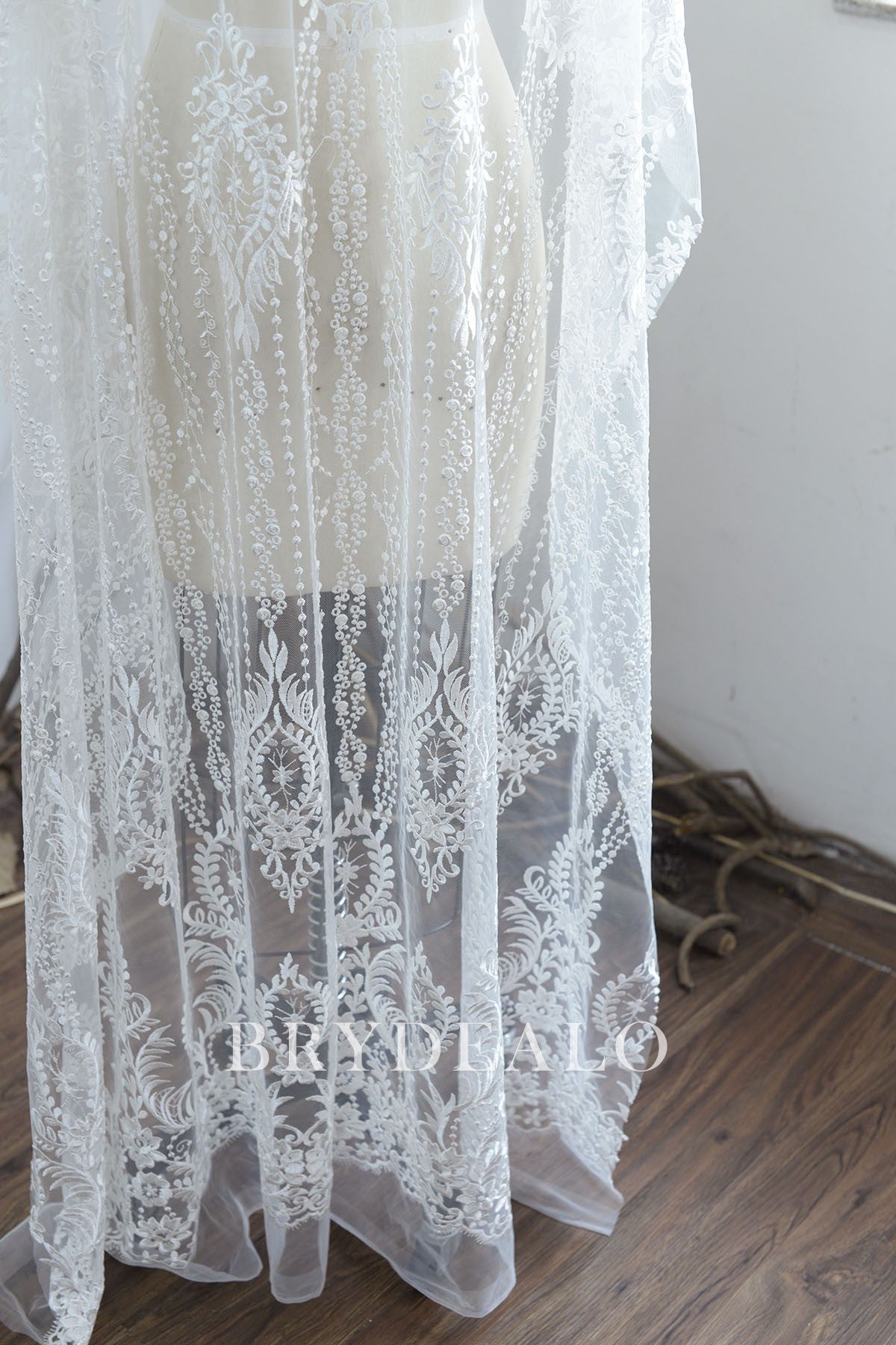 Best Double Border Lace Fabric