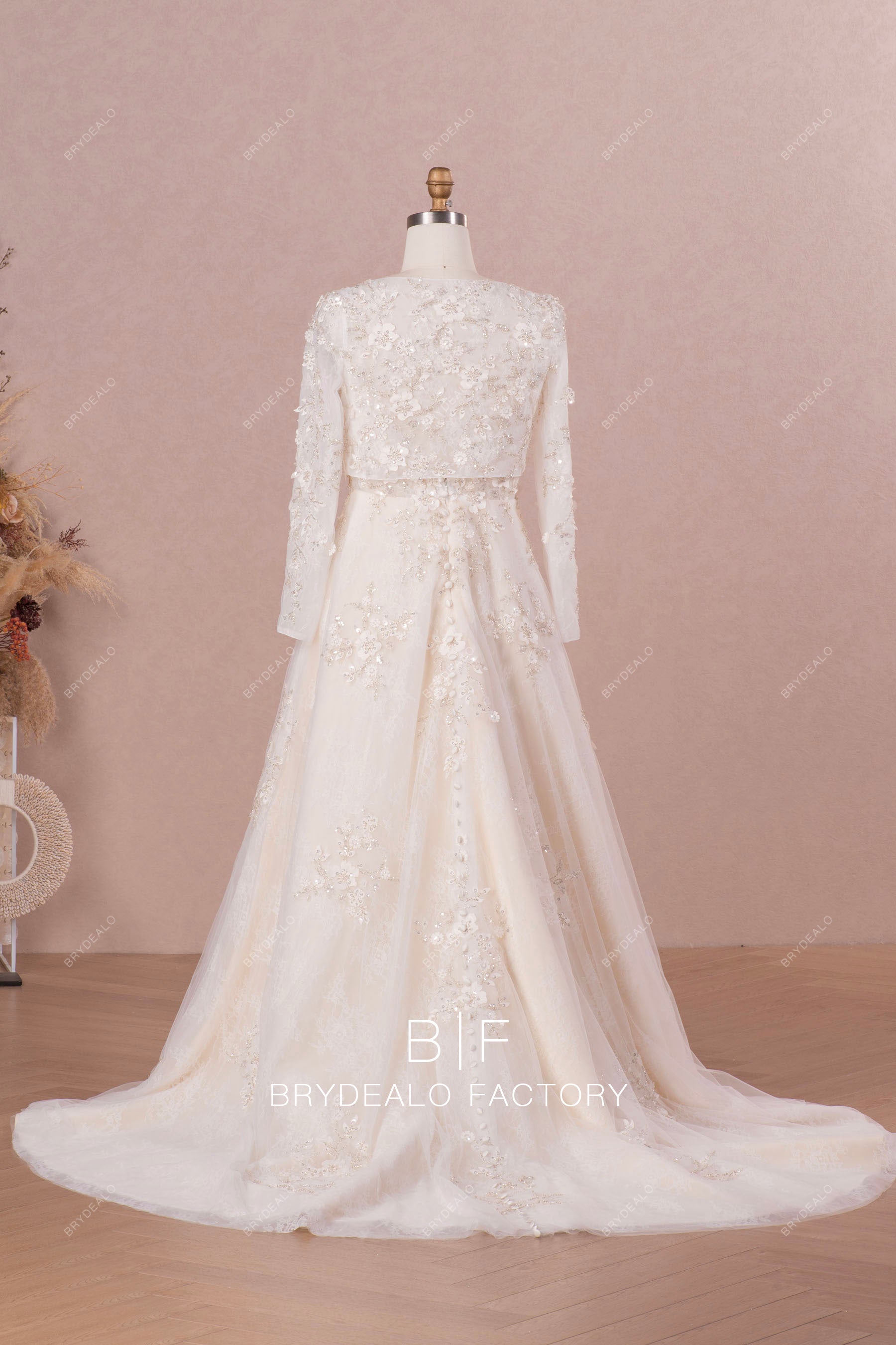 detachable bridal jacket best designer wedding dress