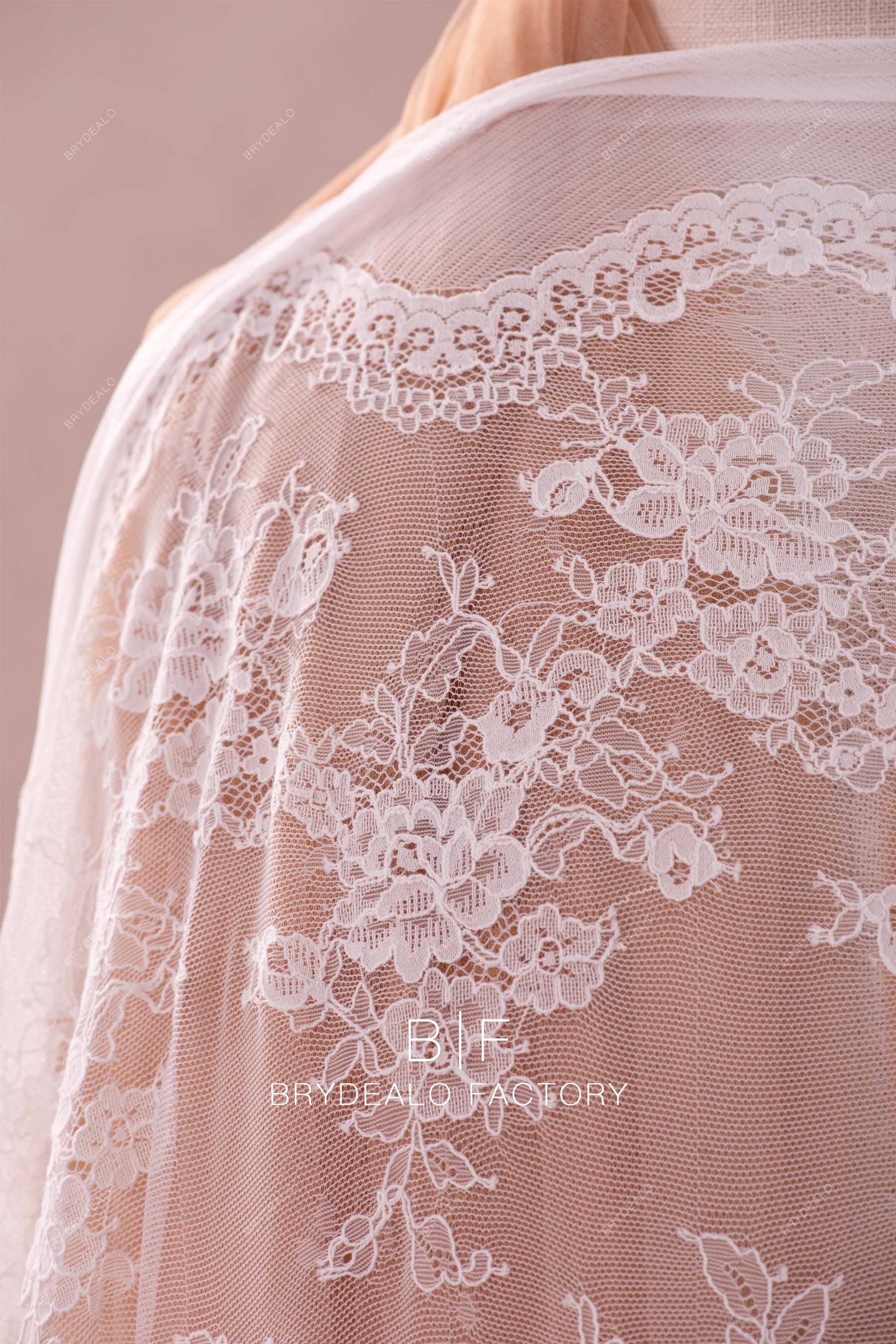 double border flower lace fabric online