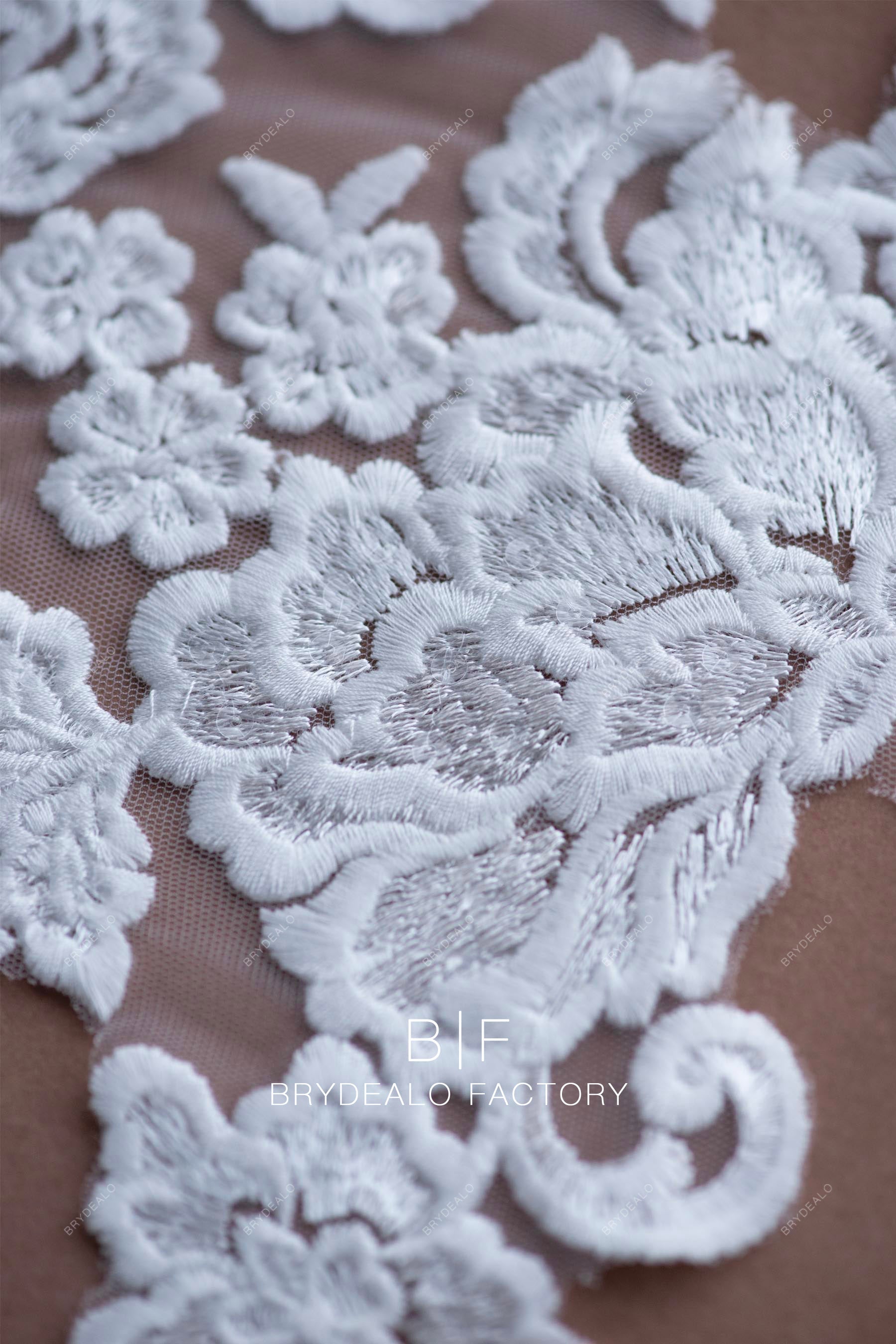 Designer Embroidered Flower Lace Appliques Online