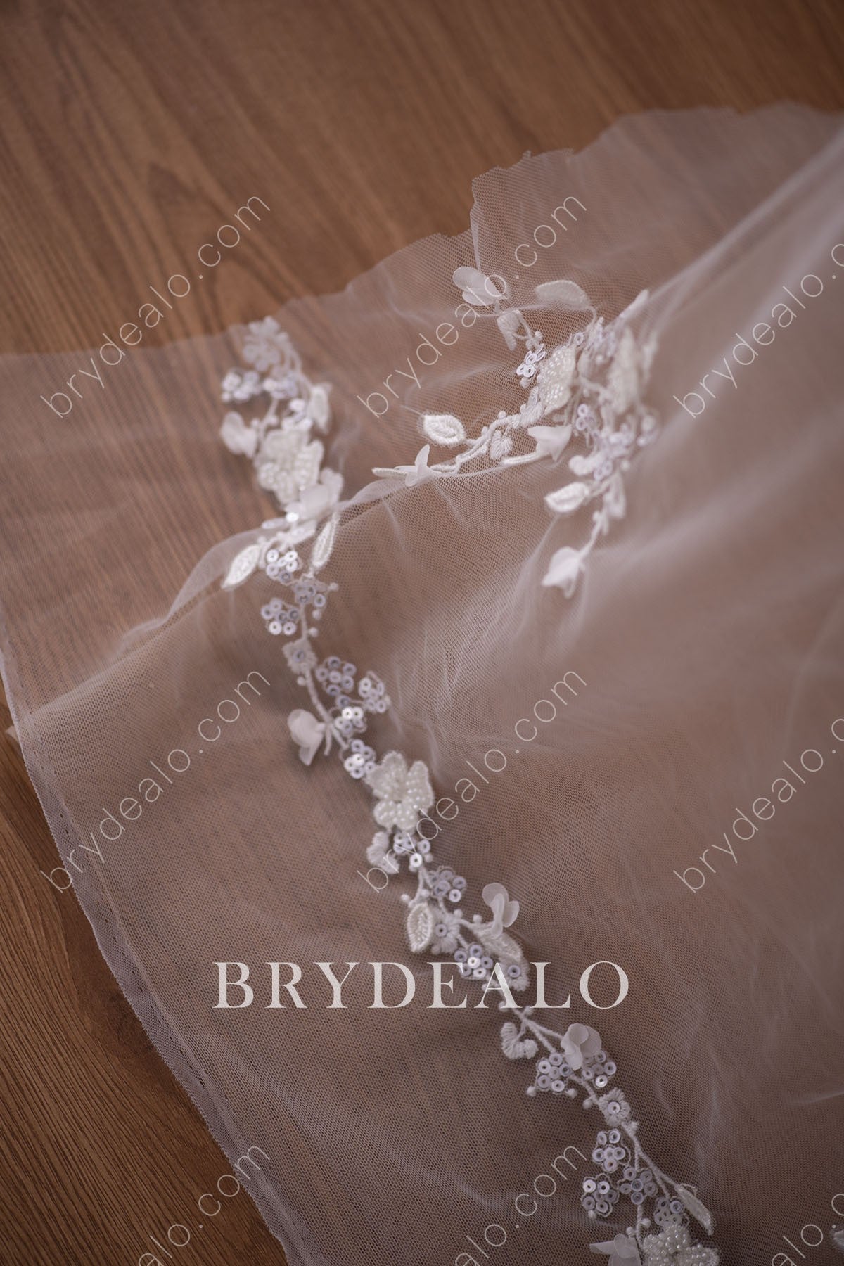 Exquisite Sequin Pearls Bridal Lace Fabric Online