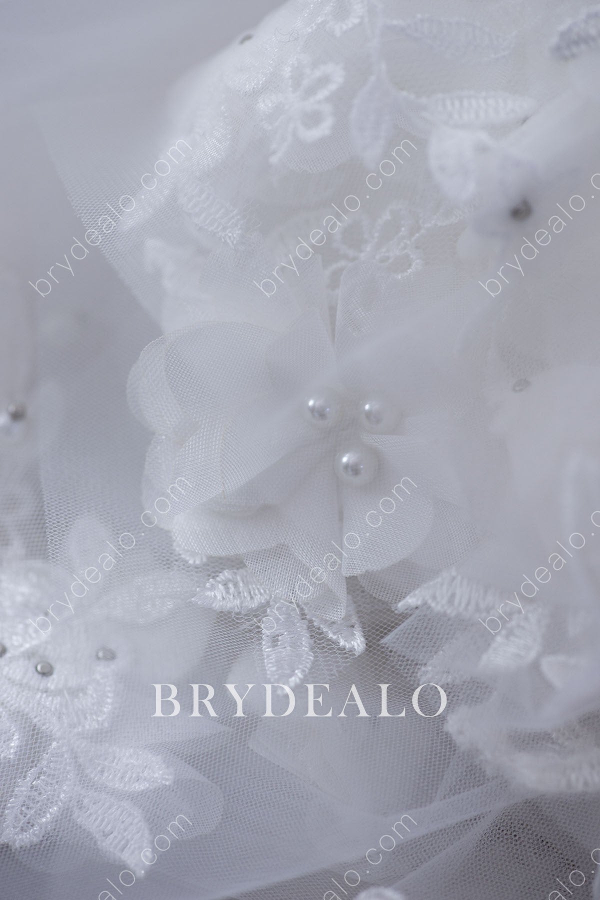 best designer flower lace bridal veil
