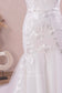 Sweetheart Neck Pleated Corset Applique Dress With Slit Champagne main image 1