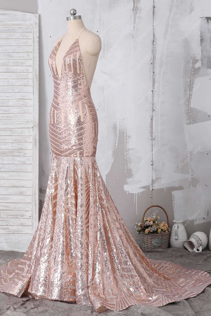 Mermaid Horses on Rose Golf Dress