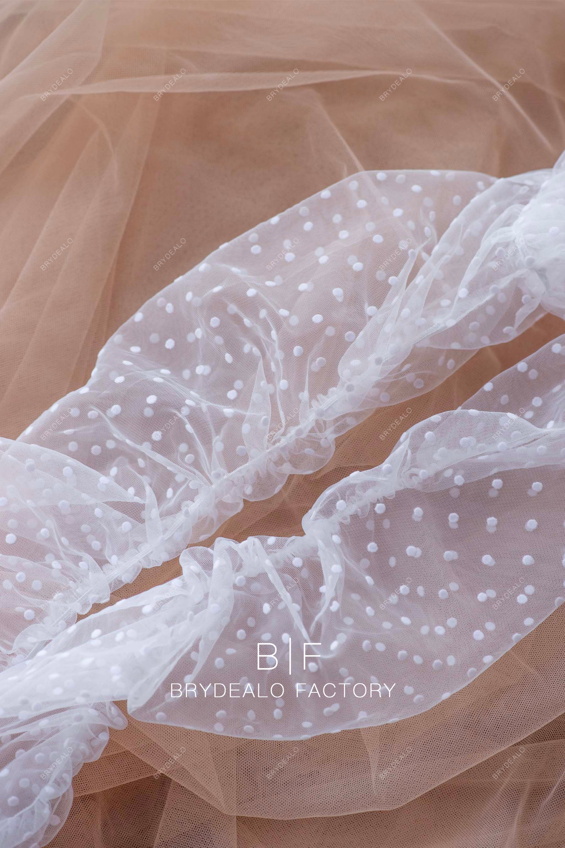 handmade polka dot long bridal sleeves for sale