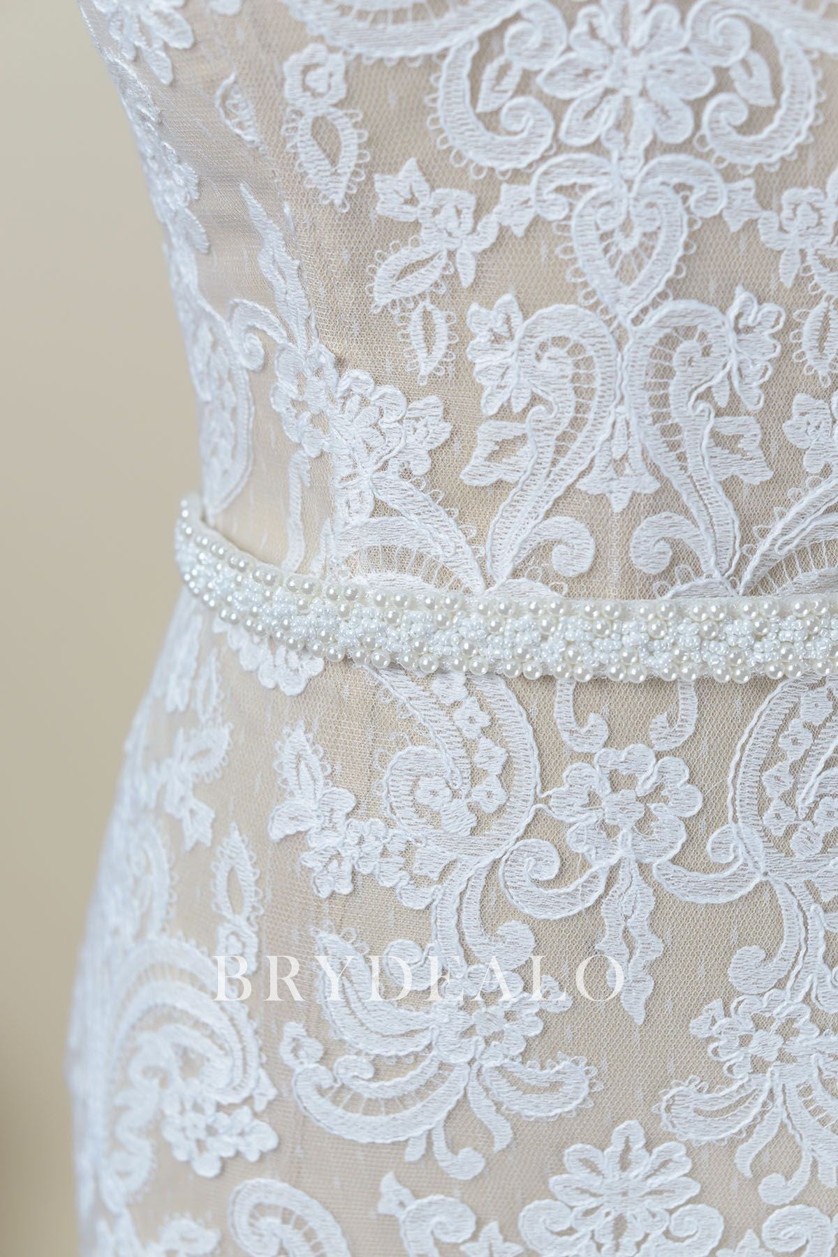 Best High-end Pearls Bridal Sash Online