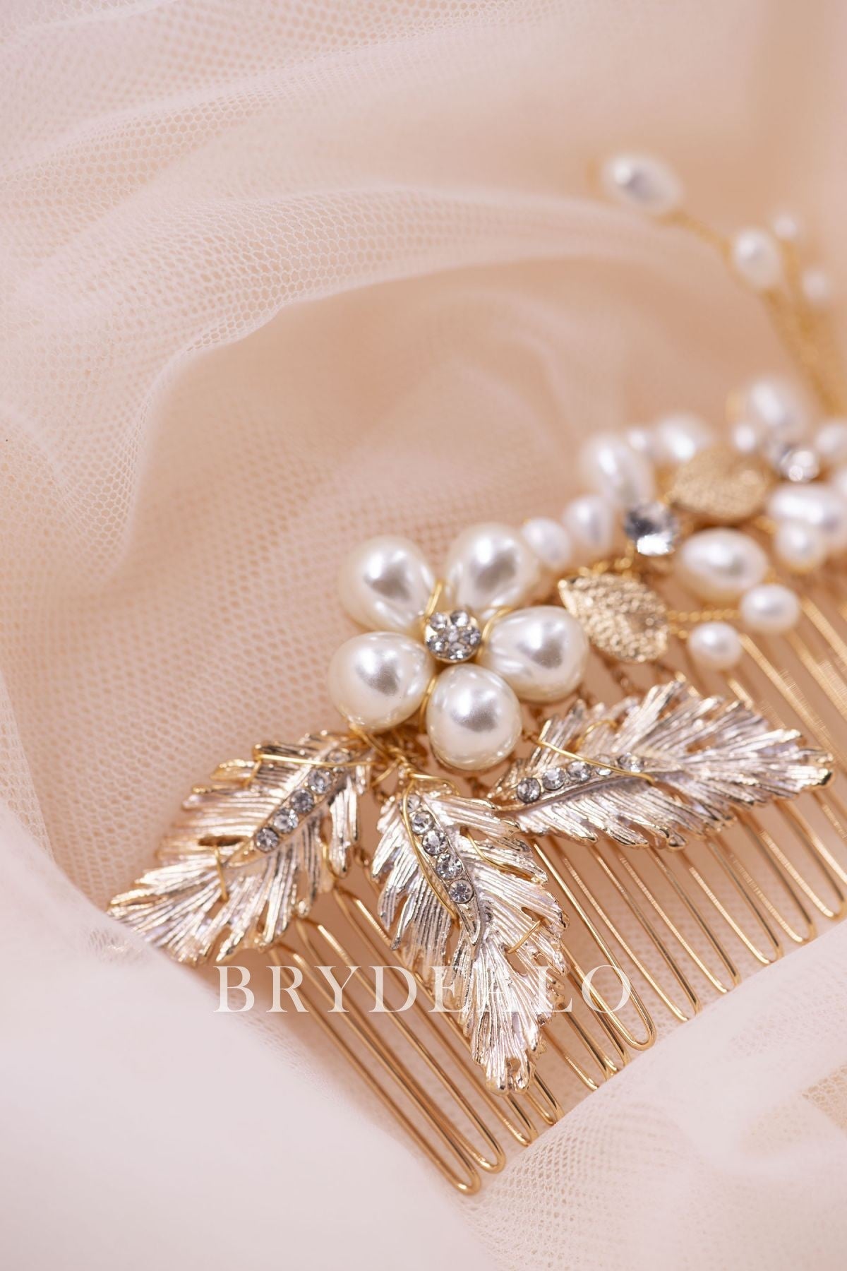 High-end Pearls Bridal Hair Comb for Sale