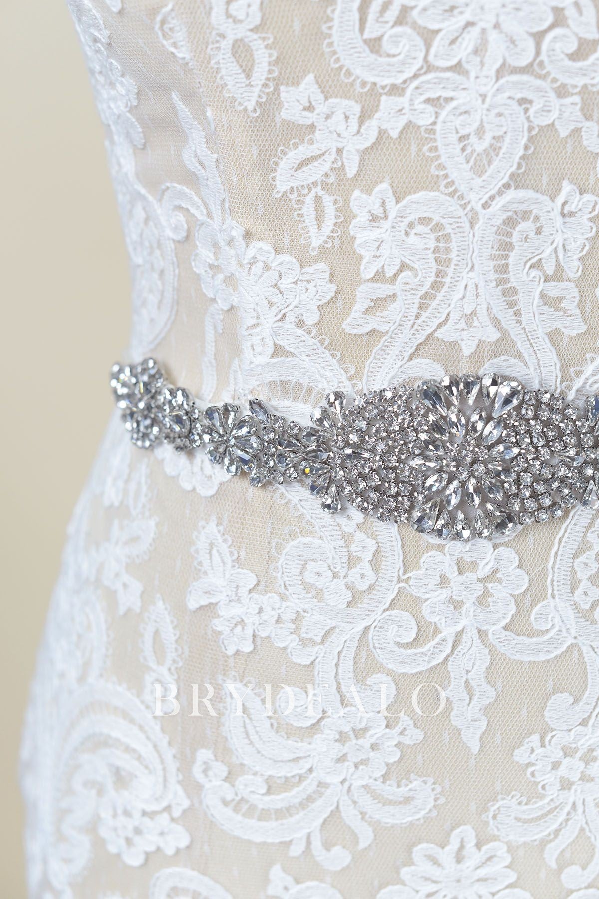 Popular High-quality Rhinestones Wedding Sash Belt