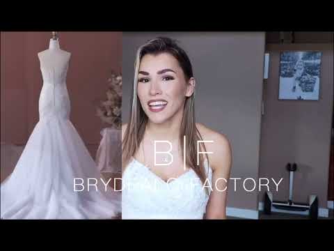 designer lace trumpet tulle strapless wedding dress