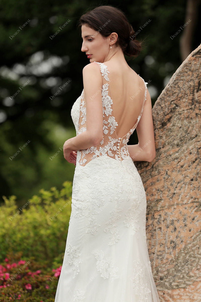 Plunging V-Neckline Mermaid Snake Print Gown OUTLET