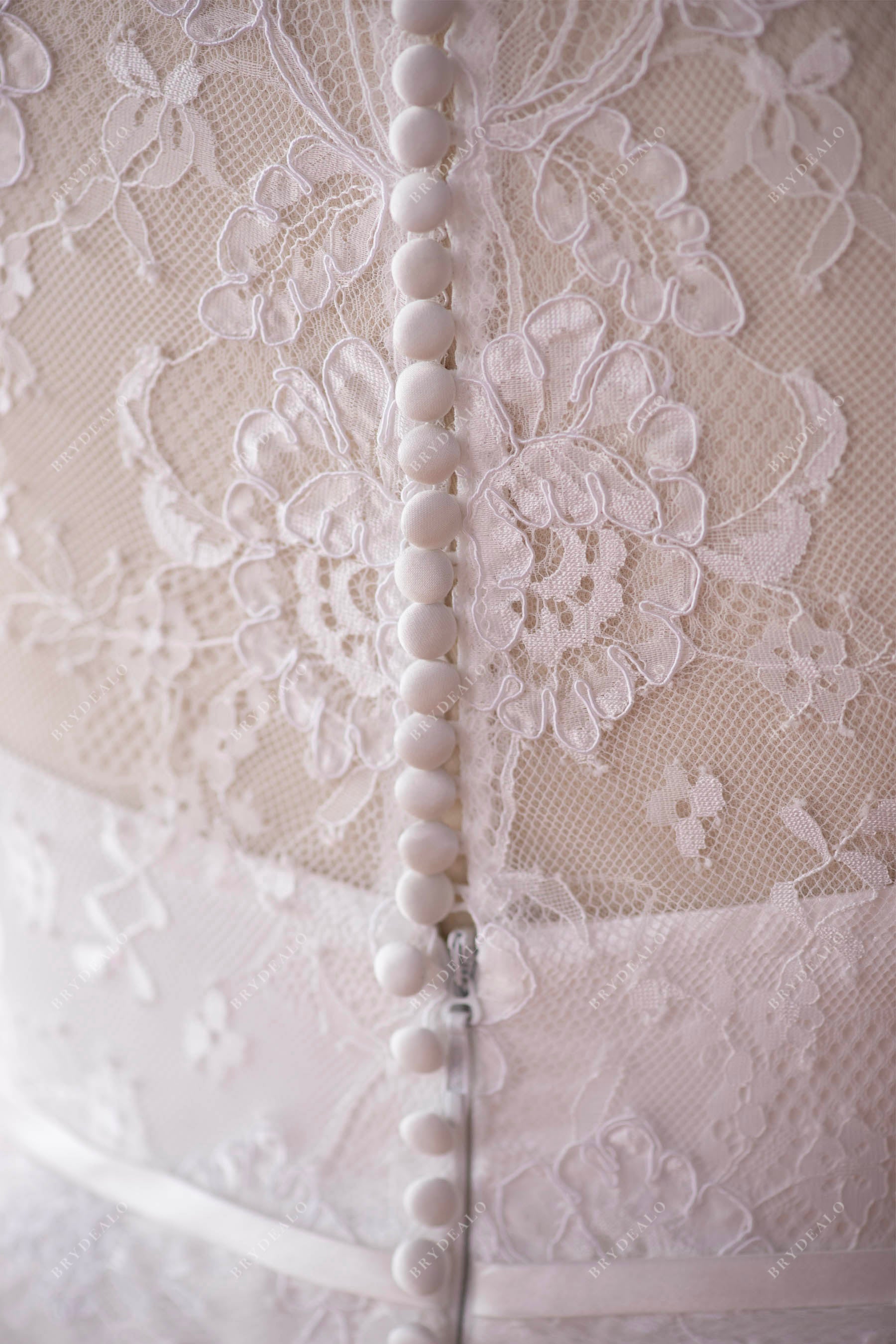 beautiful lace Elopement bridal gown