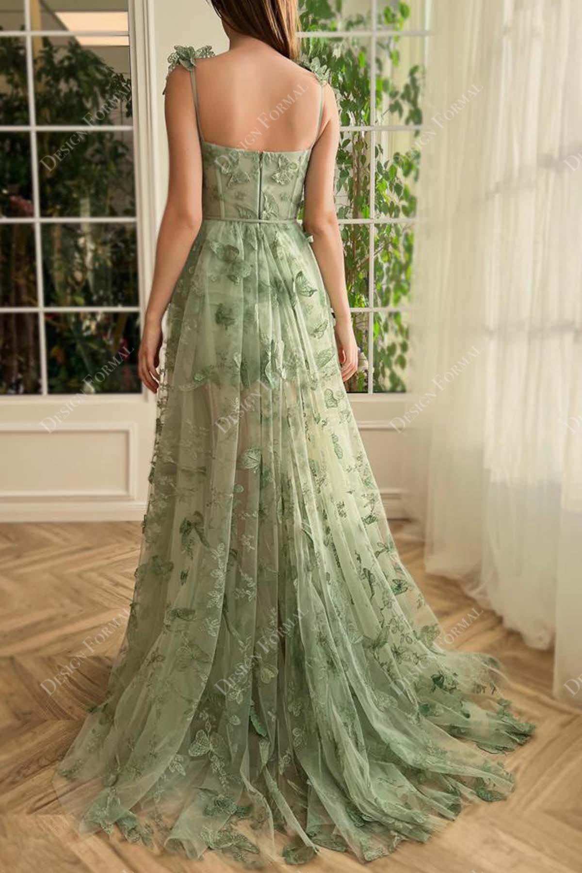 Sage Evening Gown