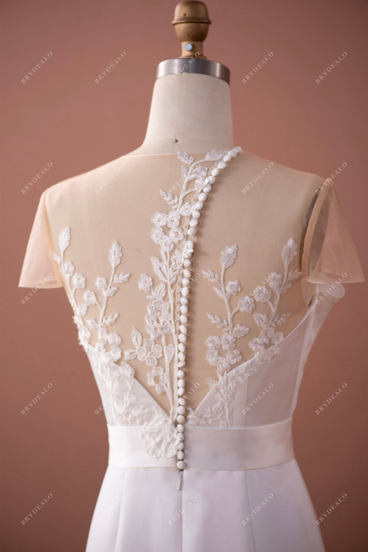 Designer Ruffled Applique Satin Unique Mermaid Bridal Gown Designer Ruffled Applique Satin Unique Mermaid Bridal Gown