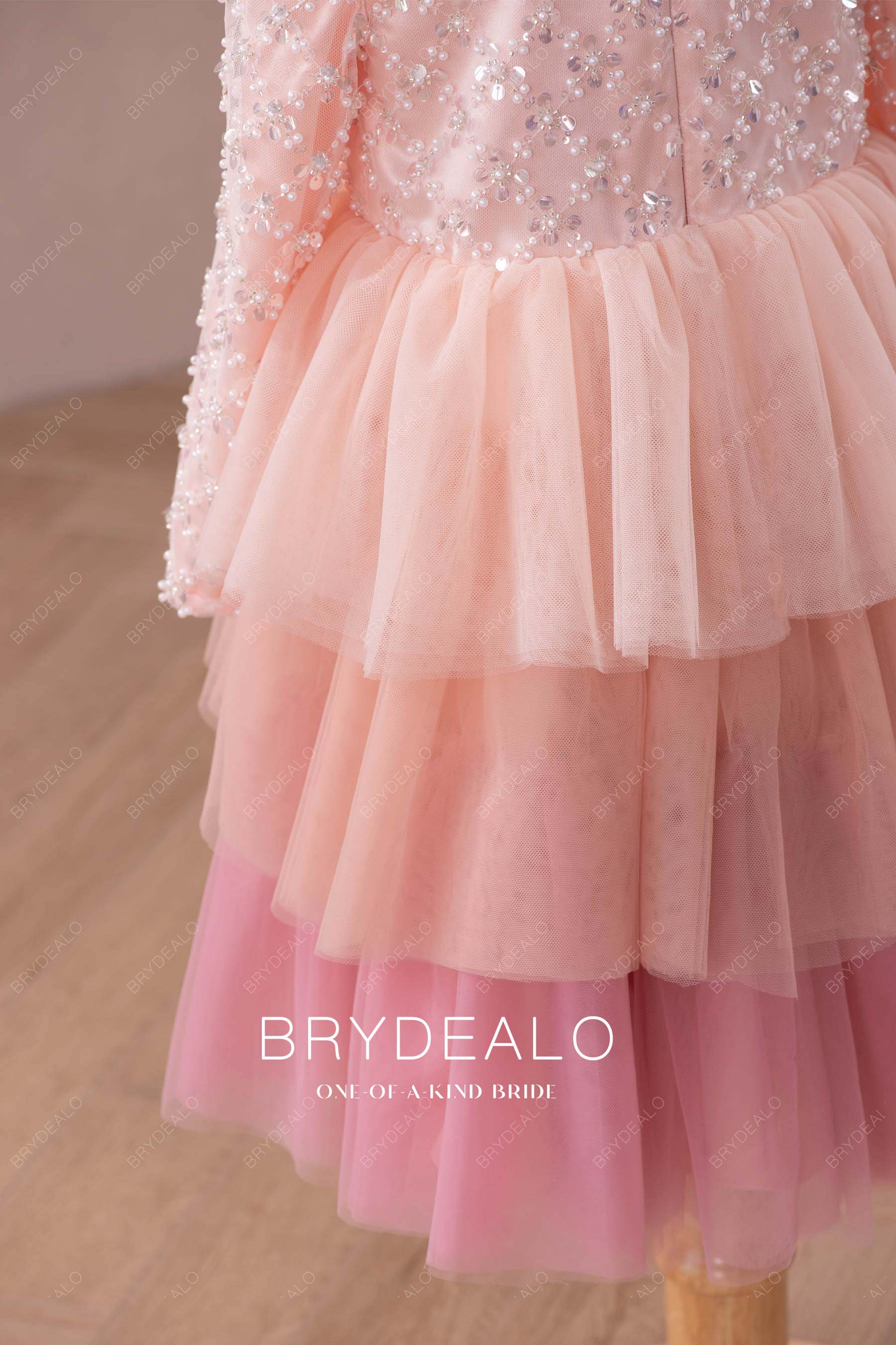 kids tiered ombre skirt for less