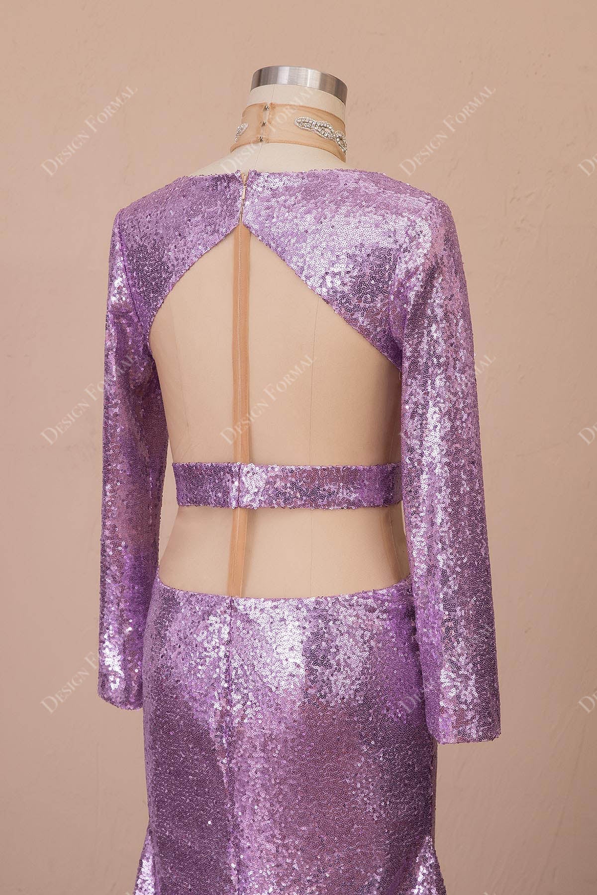 lilac-sequin-open-back-long-sleeve-top